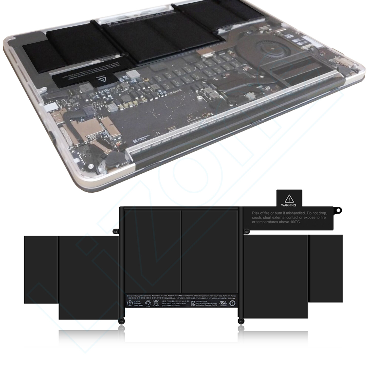 NEW A1493 Battery for Apple Macbook Pro 13″ Retina A1502 2013 2014 Battery US