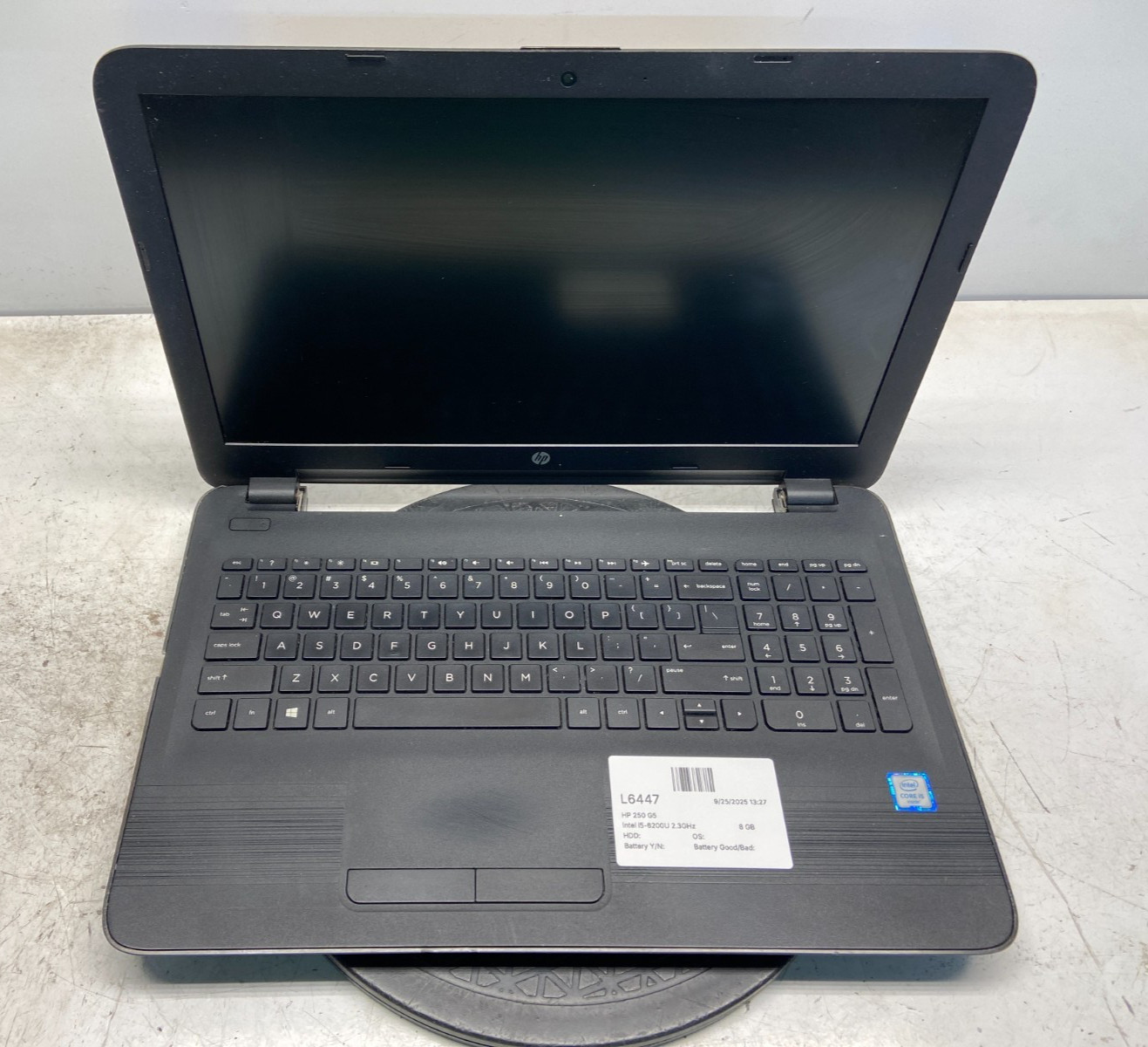 HP 250 G5 Intel i5-6200U 2.3GHz 8 GB NO HDD