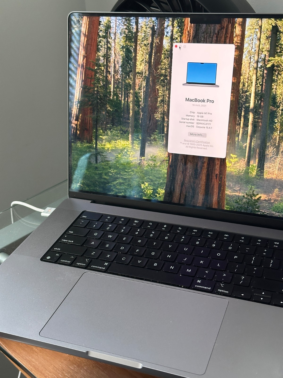 Apple MacBook Pro 16″ (512GB SSD, M1 Pro, 16GB) Laptop – Silver – MK1E3LL/A…