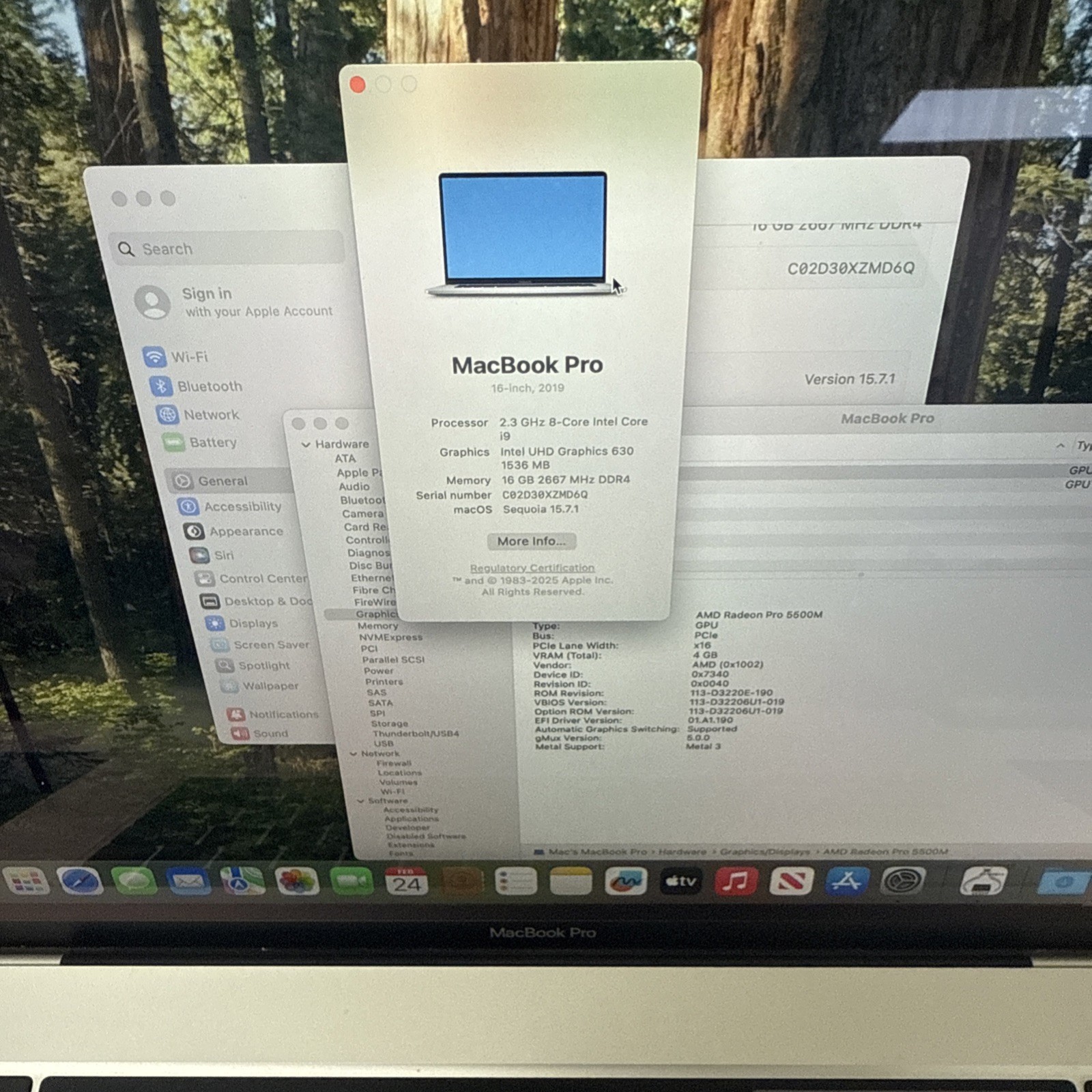 Apple MacBook Pro 16” 2019 Intel i9  1TB SSD  Radeon 5500M  Low Cycle Bat A2141