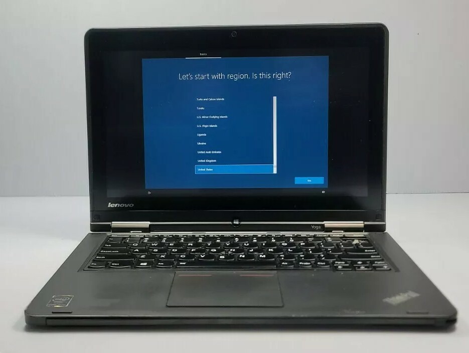 LENOVO YOGA TOUCHSCREEN 20CO i5-4300U @ 1.90GHz 4GB RAM 180GB SSD WIN 10 PRO #A1