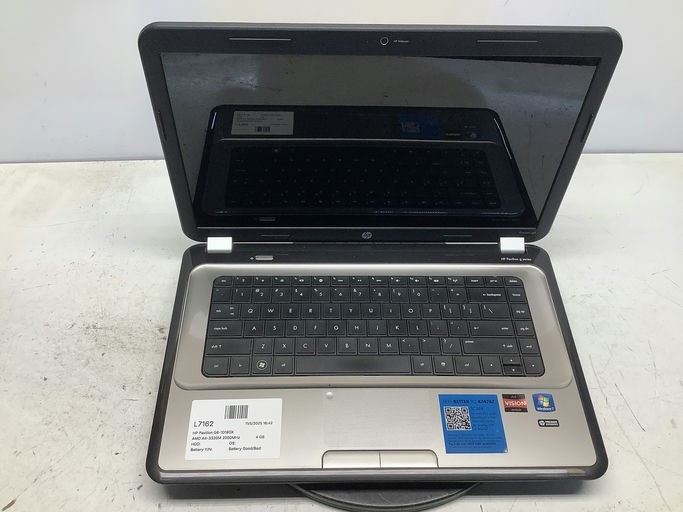 HP Pavilion G6-1D18DX AMD A4-3320M 2000MHz 4 GB NO HDD