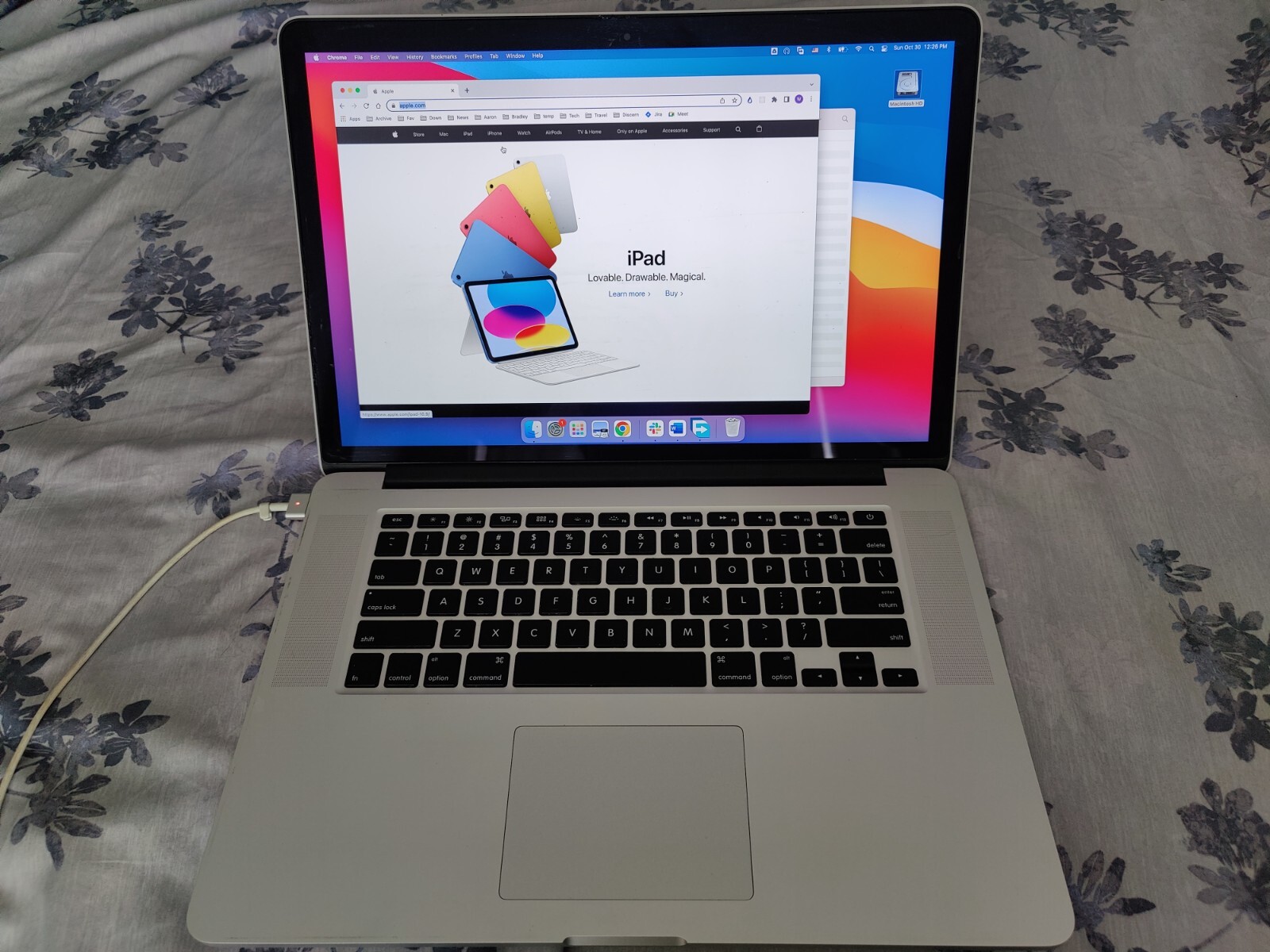 Apple MacBook Pro 15”  QUAD Core i7 16GB RAM  512G NVIDIA 750M 2GB