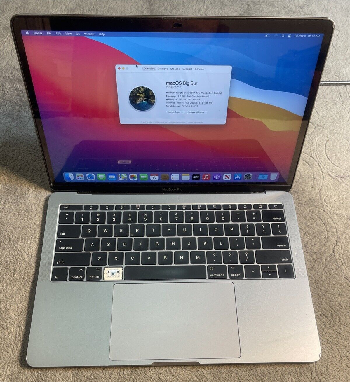 Apple Macbook Pro Mid 2017 13″ A1708 I5 2.3GHz 8GB 128GB MPXQ2LL/A Space Gray #3