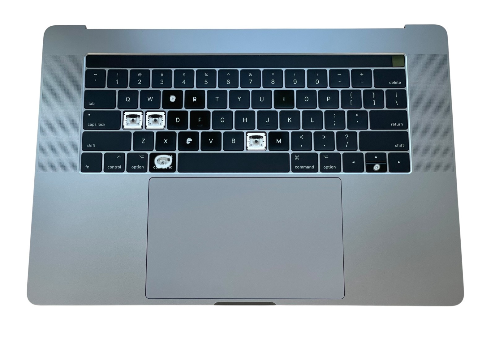 Apple MacBook Pro – 2017, Palm Rest, Keyboard, and Track Pad (E398)