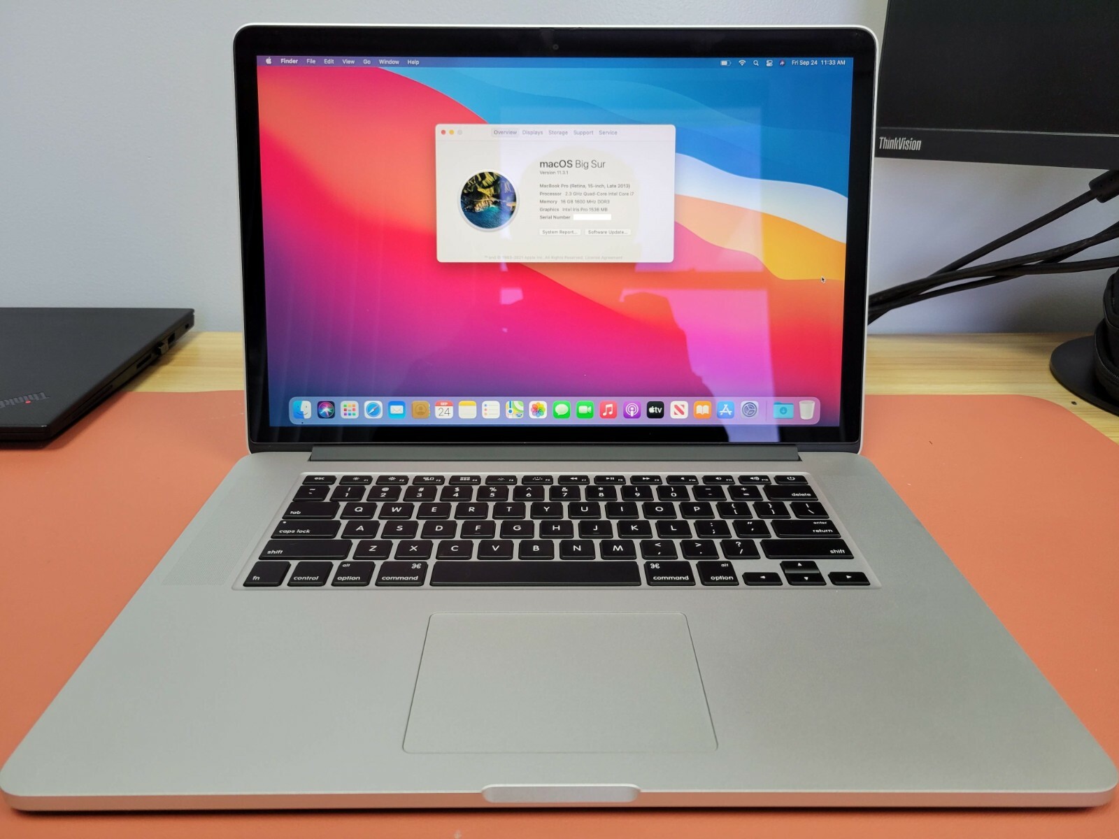 Apple MacBook Pro A1398 15″ (Late 2013) – i7 2.3 GHz – 16GB – 512GB SSD