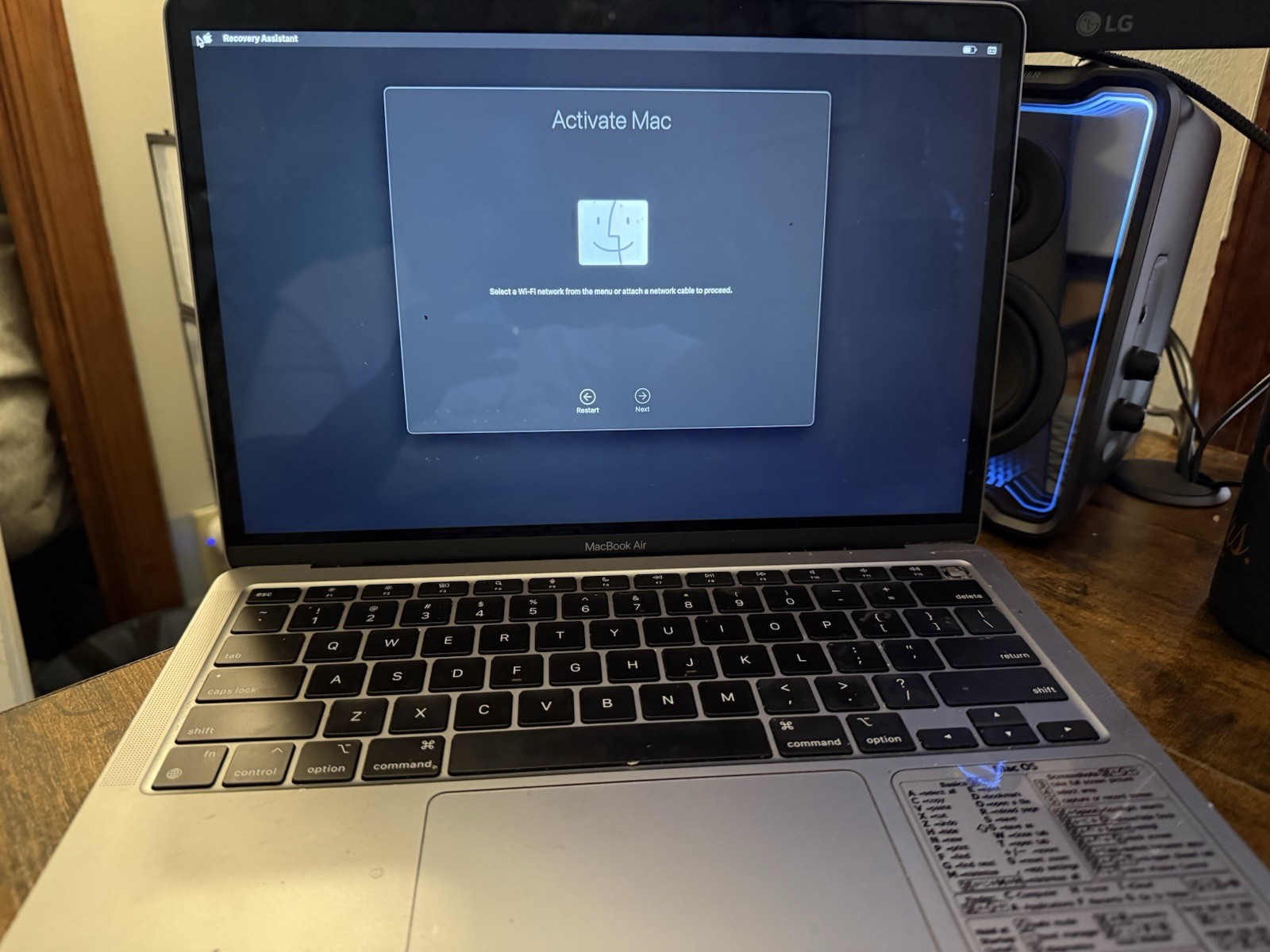 Apple MacBook Air 13″ Gray Laptop M Series SSD macOS Bluetooth Webcam Wi-Fi