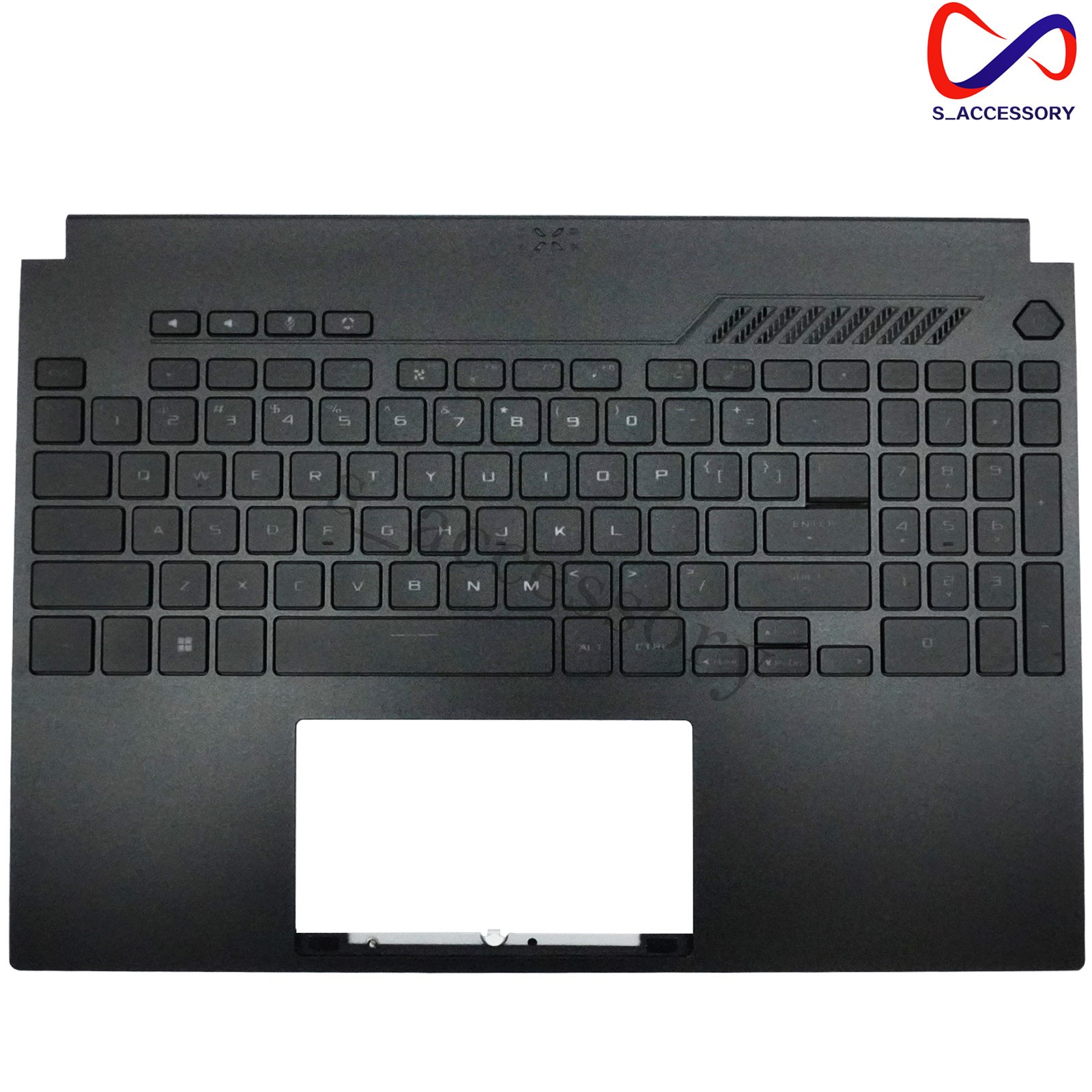 New ASUS TUF Gaming A16 FA617 FA617NS FA617XS Palmrest Keyboard Backlit Black US