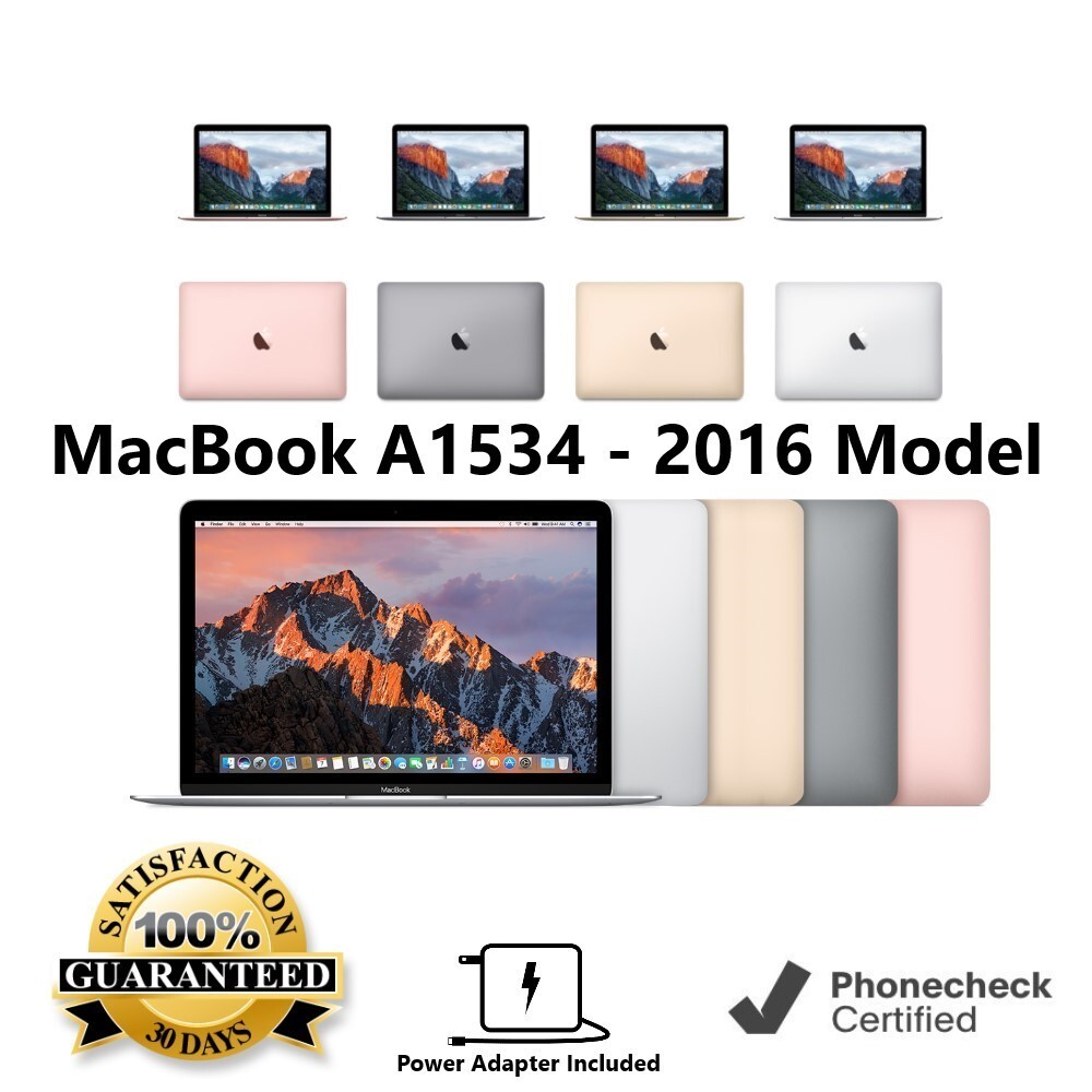 Apple MacBook 12″ – Core m3 | m5 | m7 – 8GB RAM – 256GB | 512GB SSD – Poor