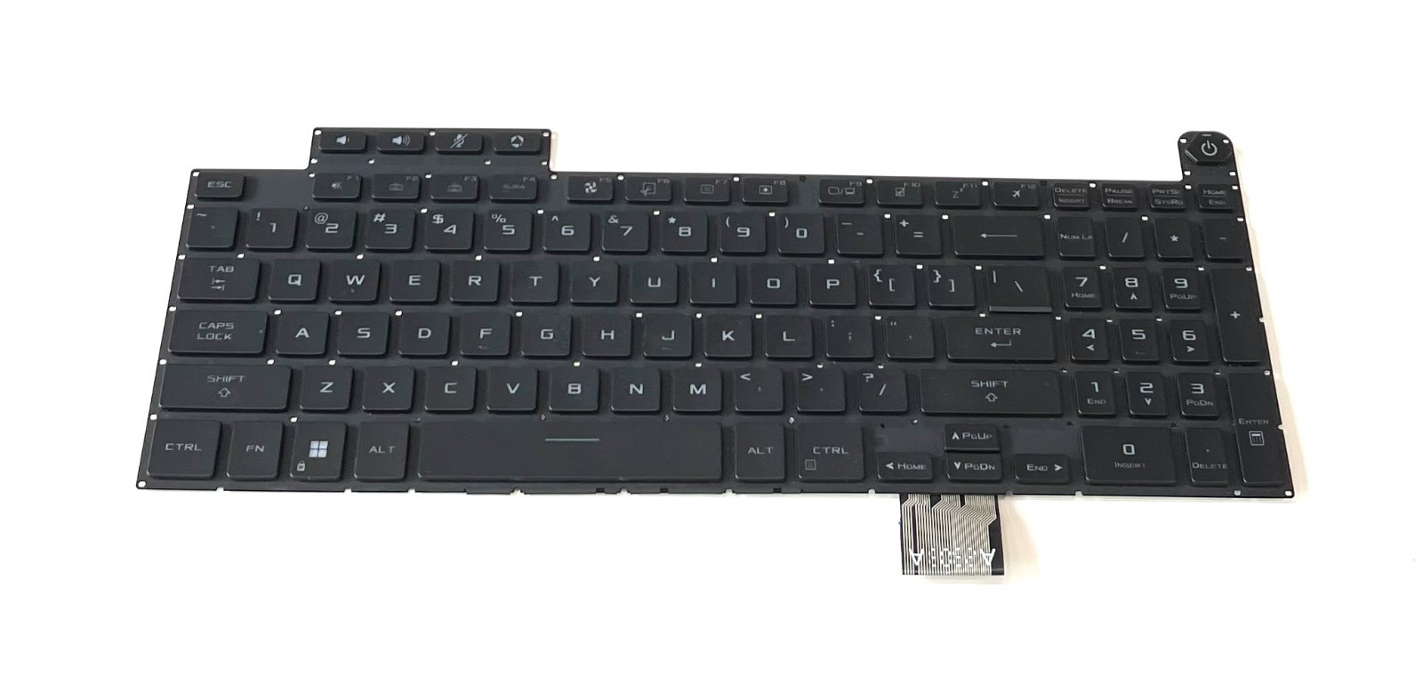 ASUS TUF Gaming A16 FA617 Series Laptop US BL Keyboard 6037B0244301 Genuine Part