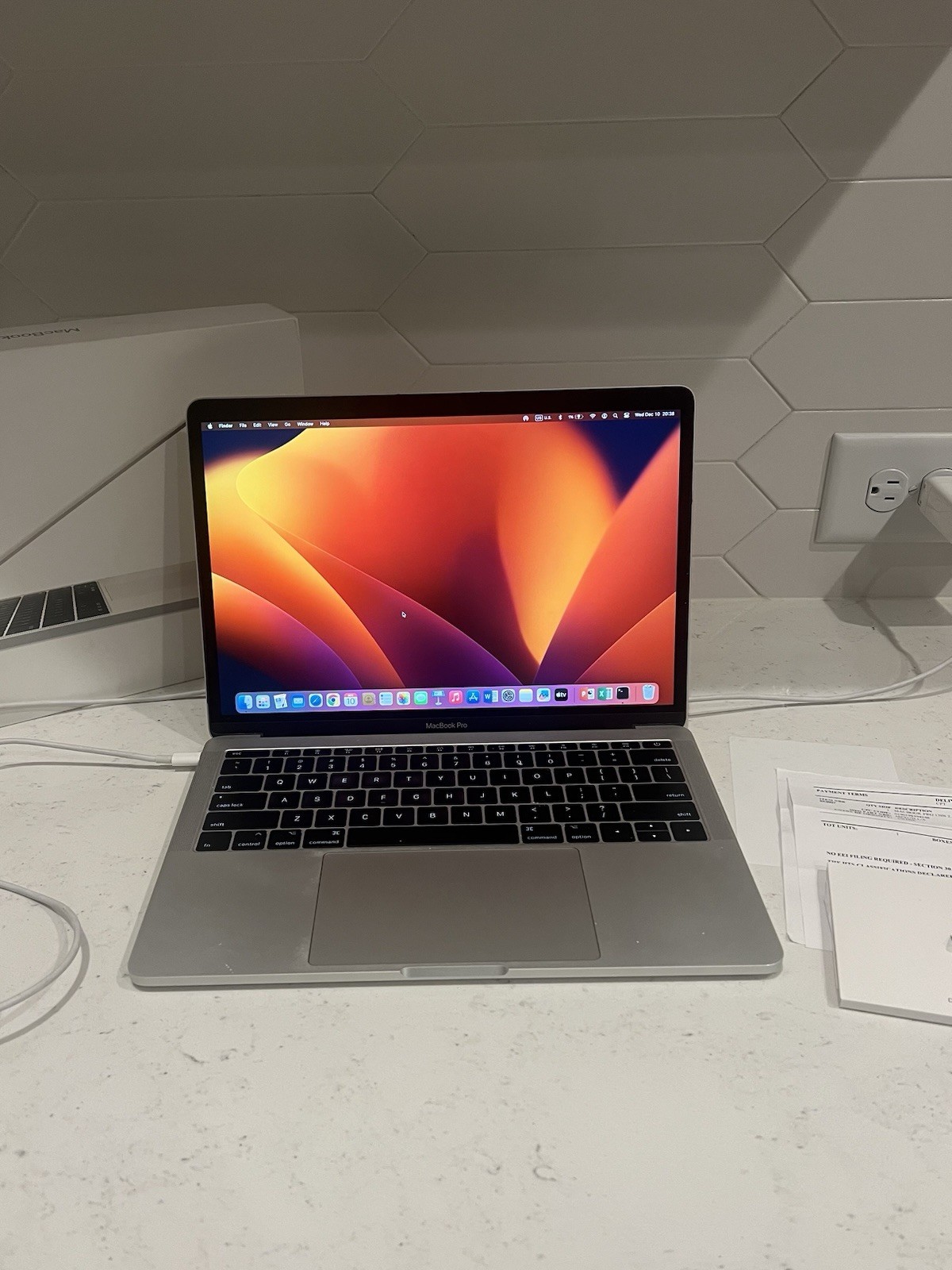 Apple MacBook Pro 13 Inch 2017 Ventura 8GB 256GB Silver