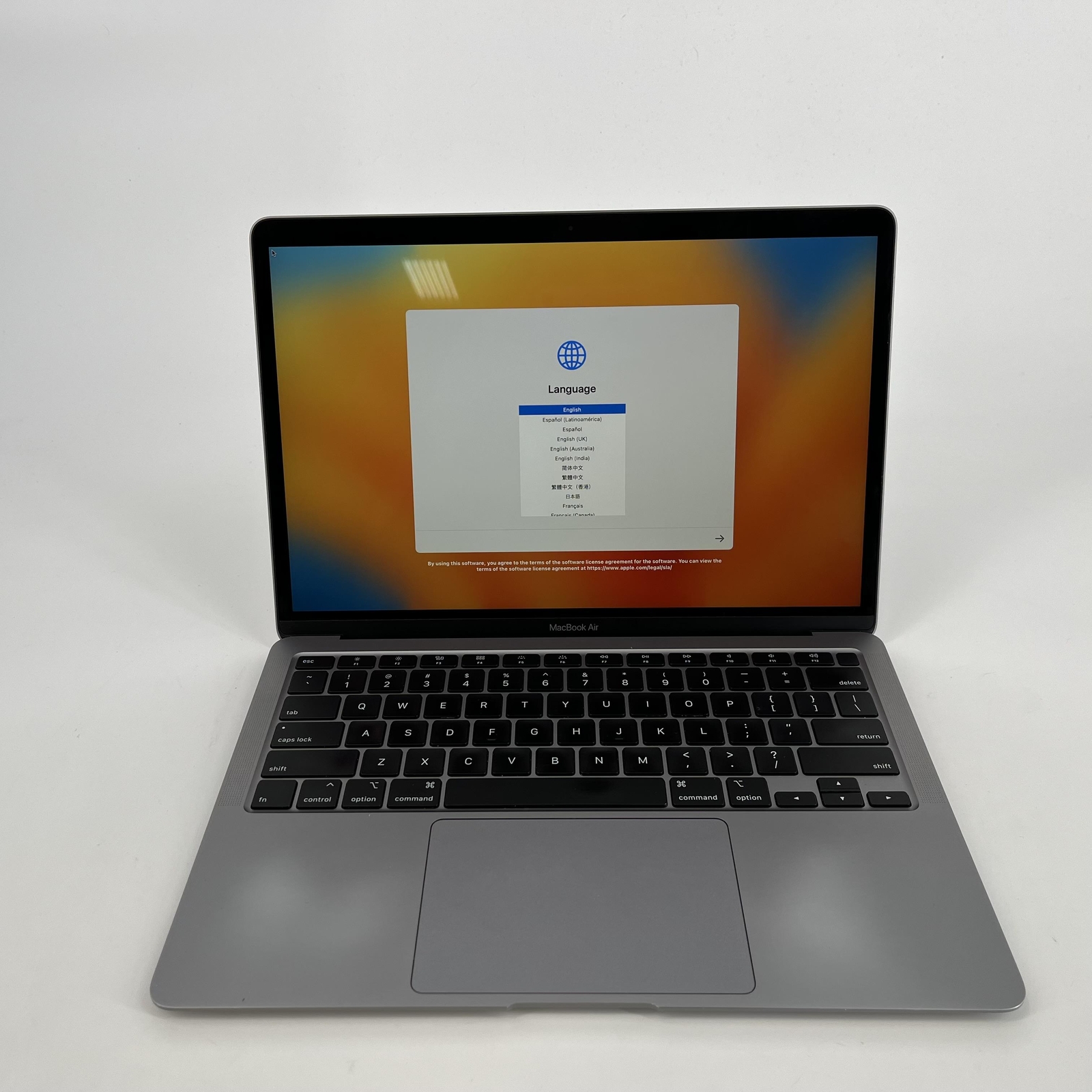 Apple MacBook Air 13 Space Gray 2020 1.1GHz Intel i5 10th Gen 8GB 256GB Good