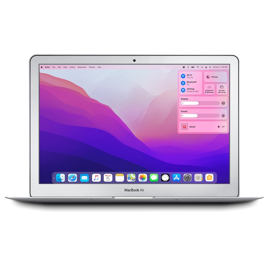 2017 Apple MacBook Air 13.3″ i5 1.80GHz/8GB/128GB SSD (Silver) – A1466