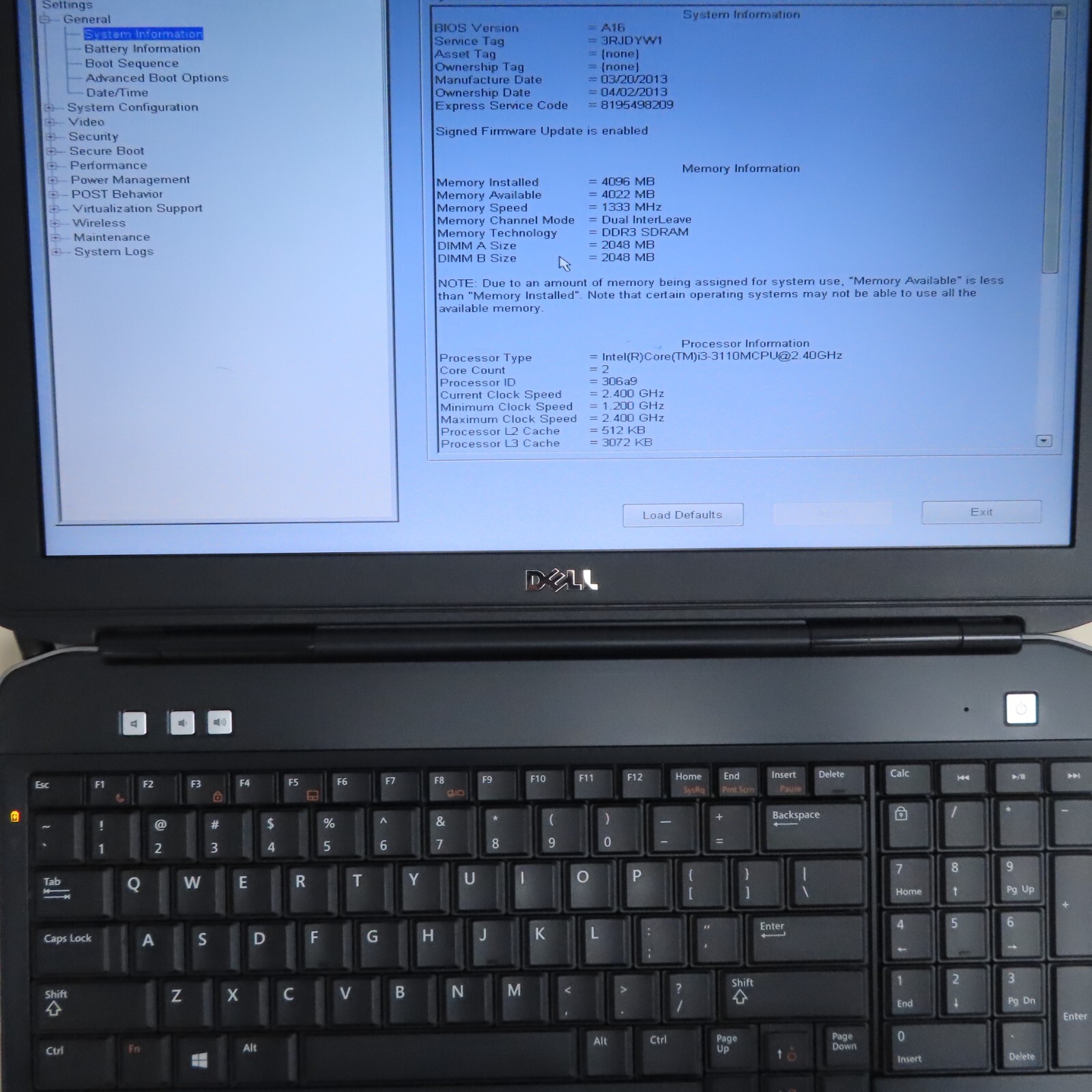 Dell Latitude E5530 Laptop Intel Core i3 2.40GHz 2 Cores 4GB Ram DDR3