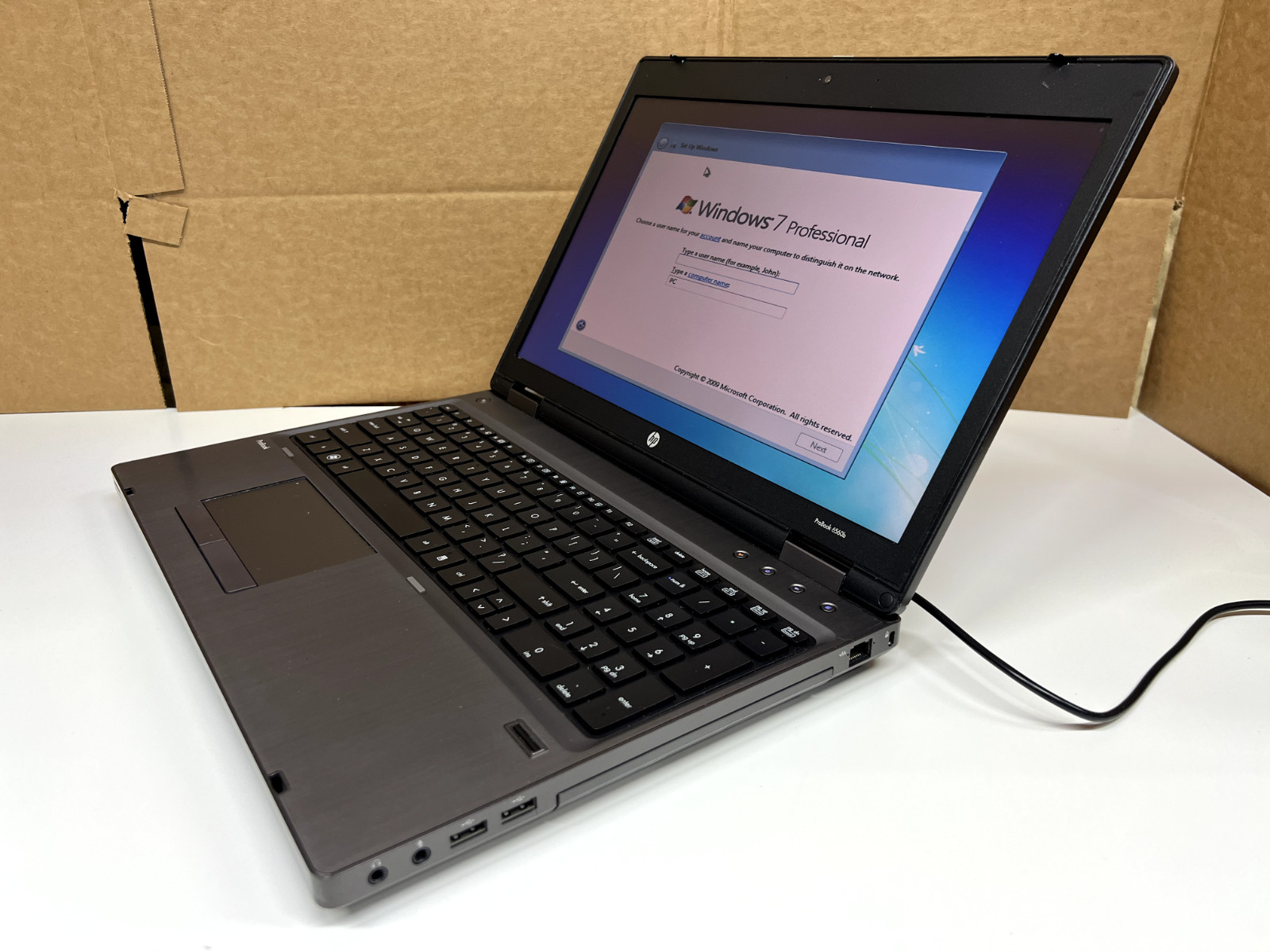 HP ProBook 6560B 15.6″ Laptop – Intel Core i5, 4GB RAM, 224GB SSD, Windows 7 Pro