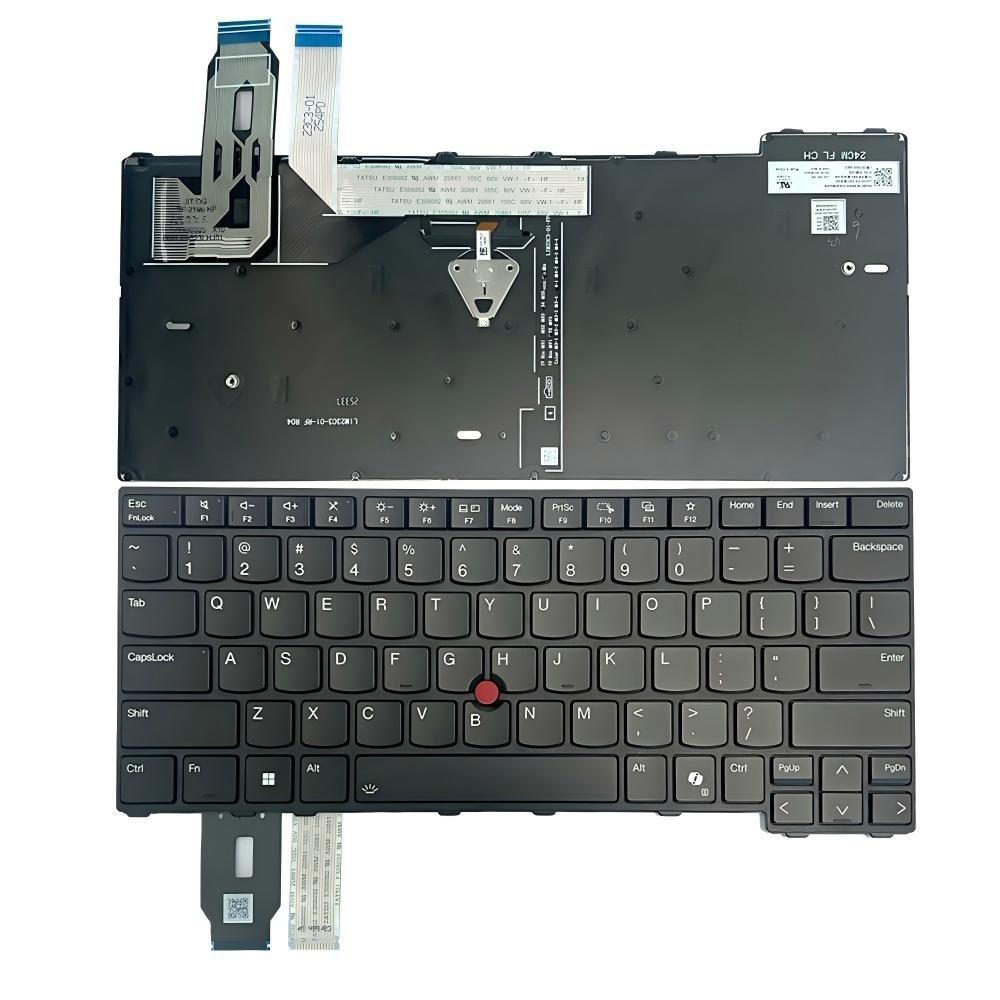 For Lenovo ThinkPad P14s Gen 5 21ME Gen 6 21QL US Backlit  Keyboard Touchpad