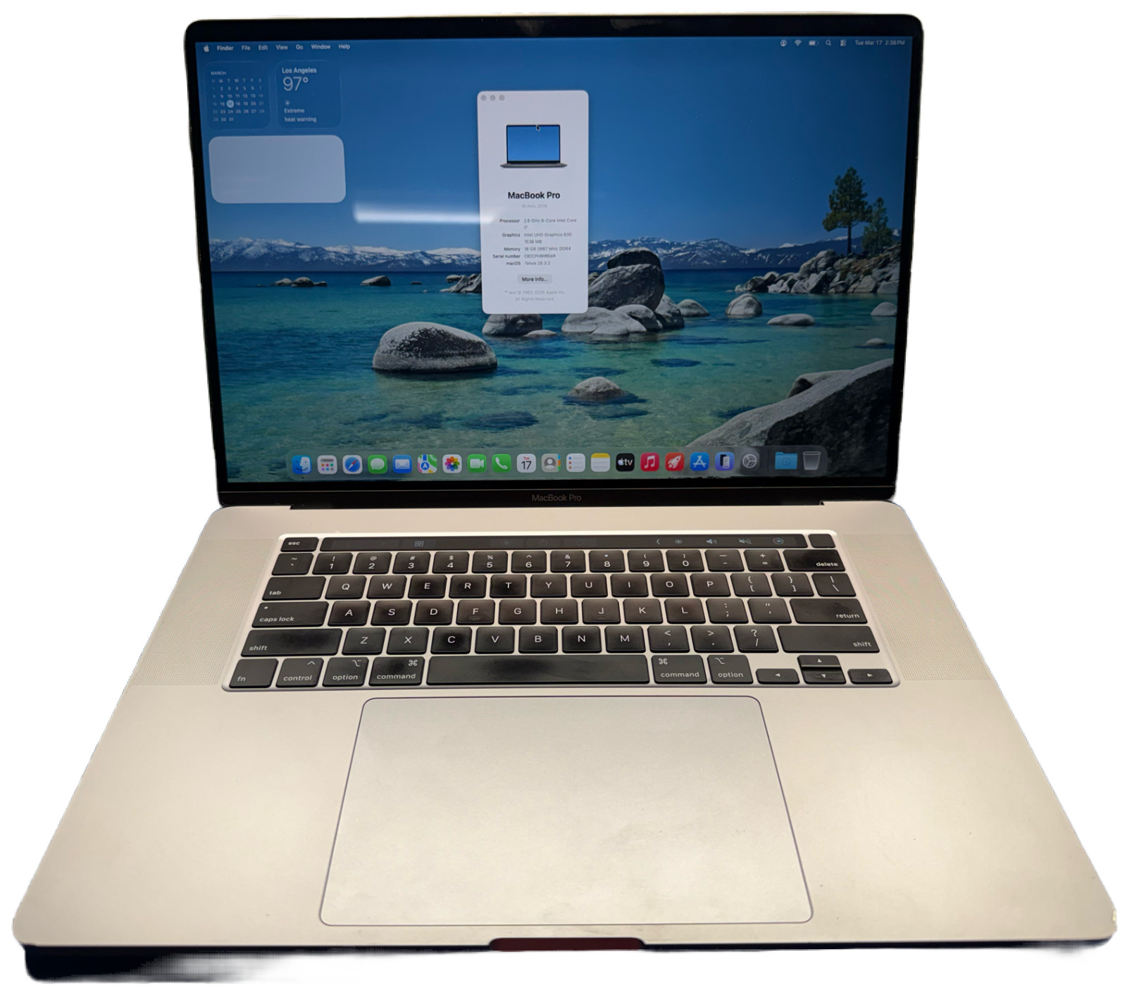 2019 Macbook Pro A2141 *MDM BYPASS* 16 GB 512GB