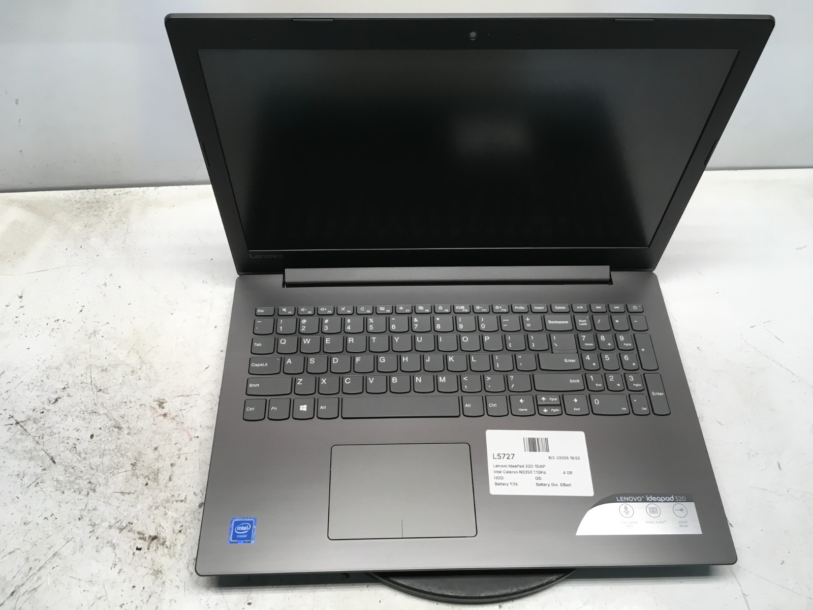 Lenovo IdeaPad 320-15IAP Intel Celeron N3350 1.1GHz 4 GB NO HDD