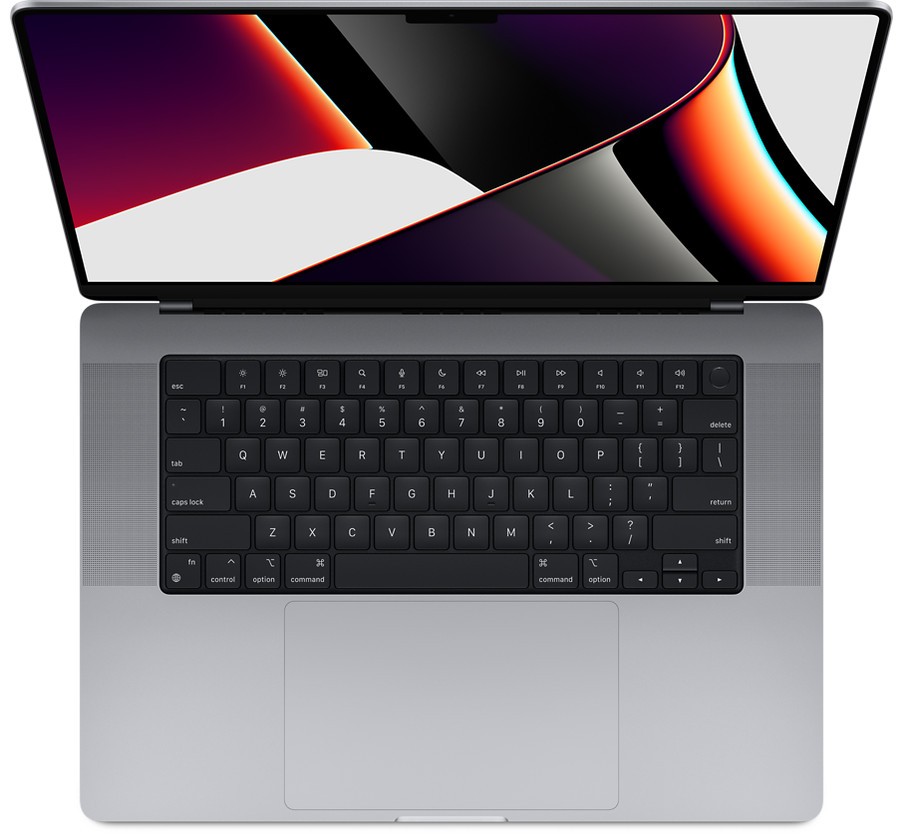 Apple MacBook Pro 16 2021 M1 Pro 3.2 GHz 10-Core CPU 16-Core GPU 32GB 512GB Gray