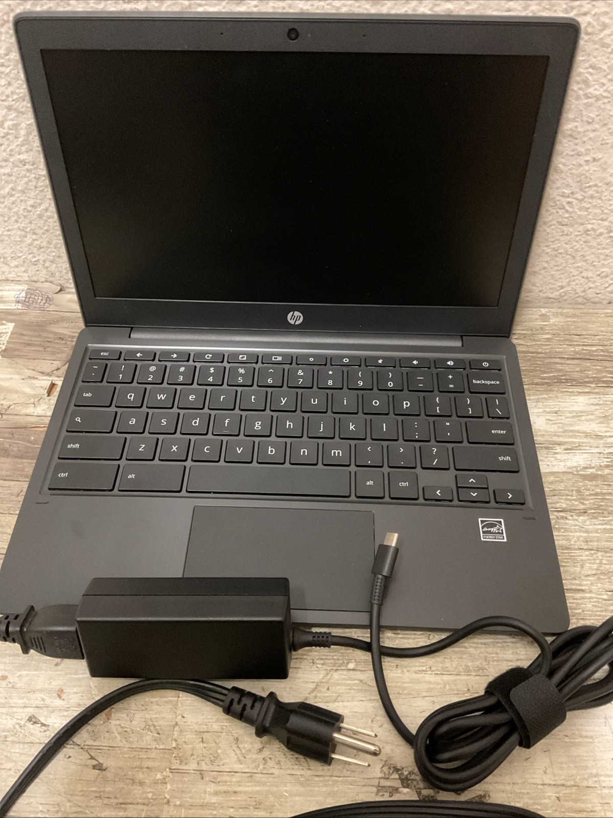 📂HP 11a-na0035nr Chromebook-11.6″-32GB Storage-4GB Memory – Ash Gray👉GOOD👌