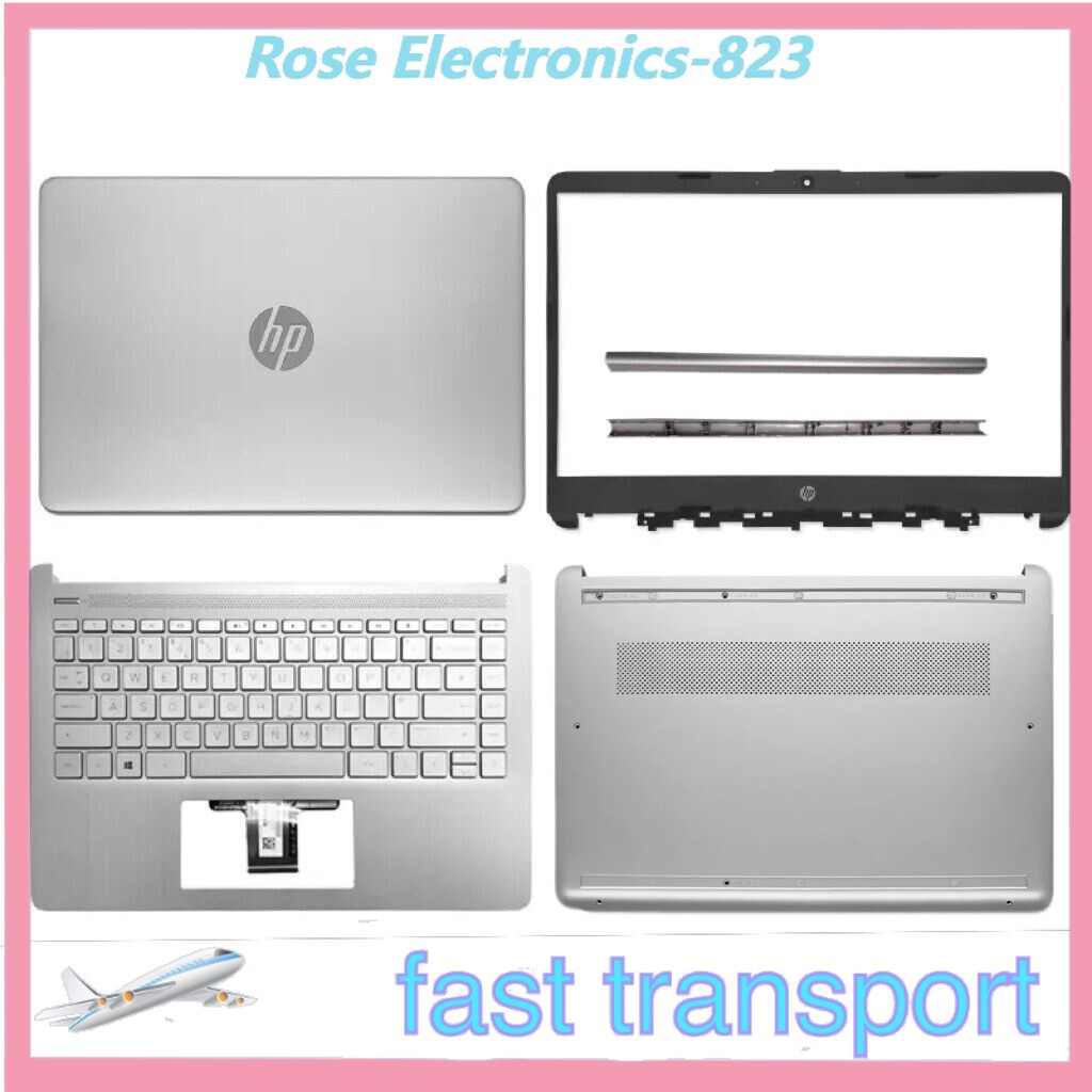 HP Pavilion 14-DQ FQ 14S-DR 14S-FR TPN-Q221 LCD Back Cover/Bezel/Palmrest/Bottom