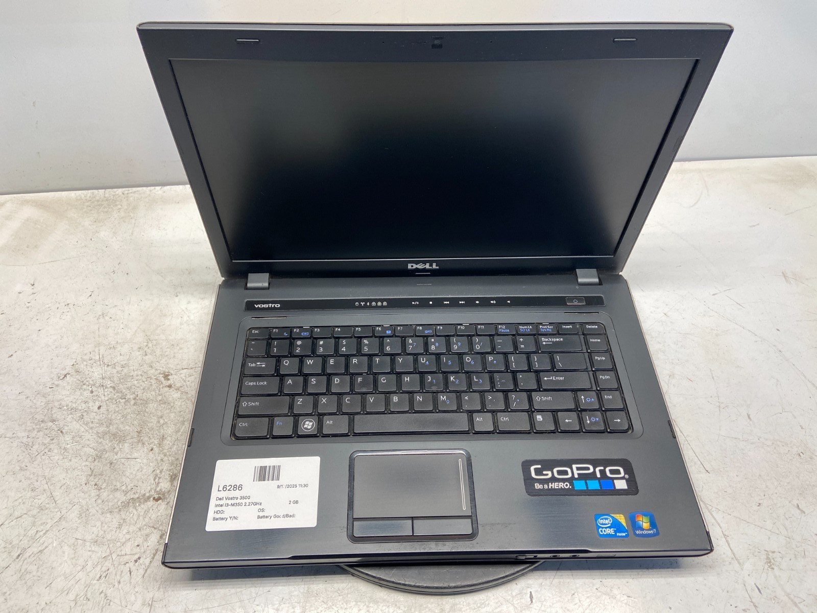 Dell Vostro 3500 Intel i3-M350 2.27GHz 2 GB NO HDD