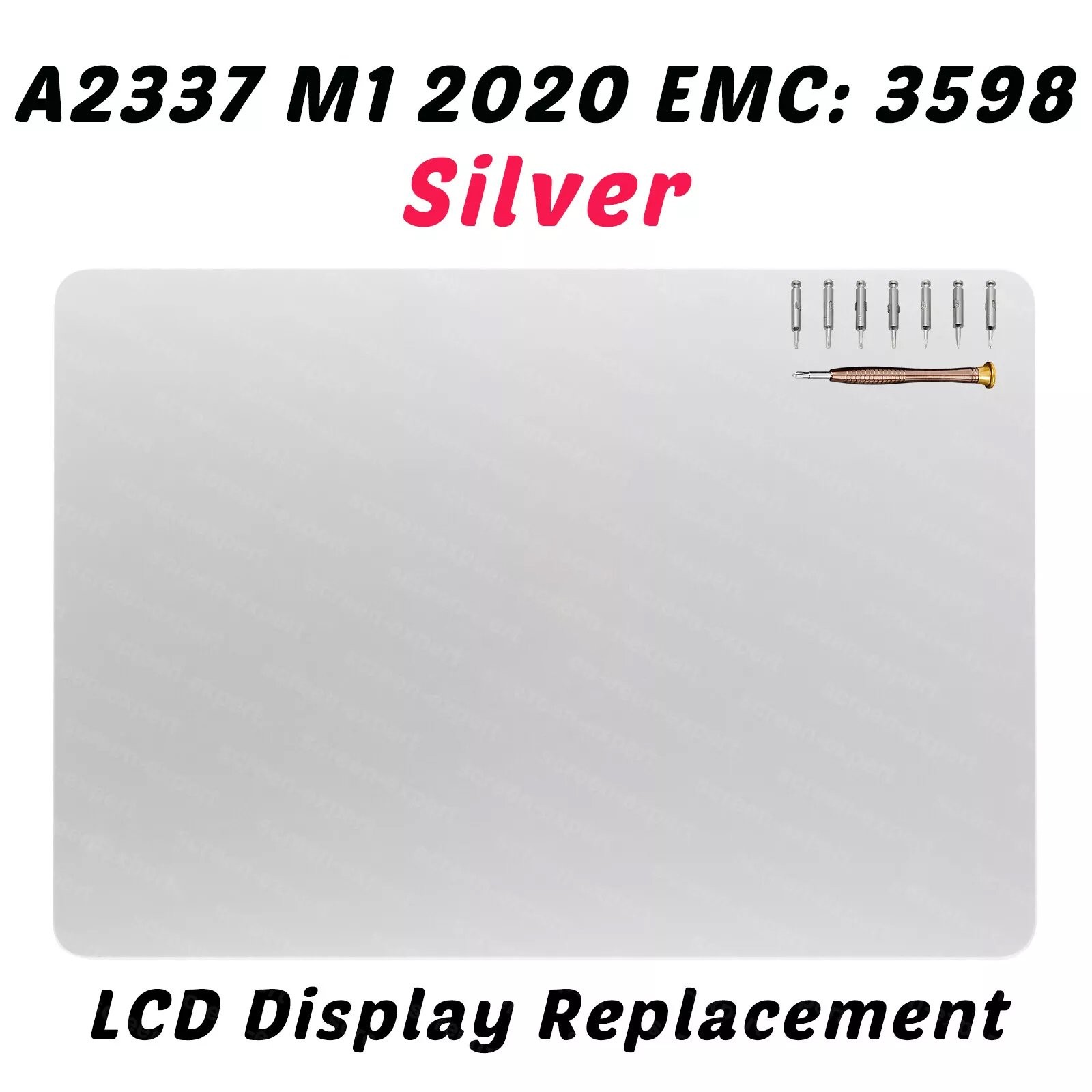 LCD Screen+Top Cover Assembly For Apple Macbook Pro 13.3″ A2337 EMC 3589 Silver