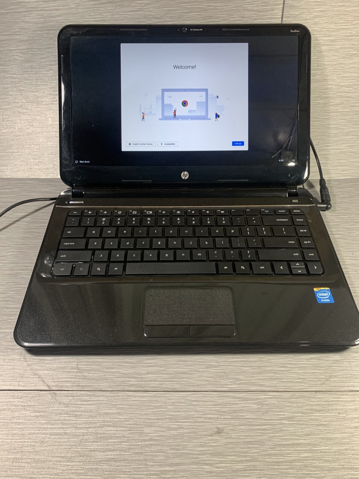 HP Pavilion Chromebook 14-C025US 14″ Laptop Black Intel Celeron LED | For Parts