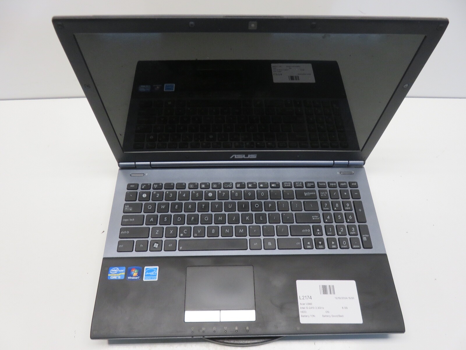 Acer U56E Intel i5-2410 2.3GHz 6 GB NO HDD No Batt
