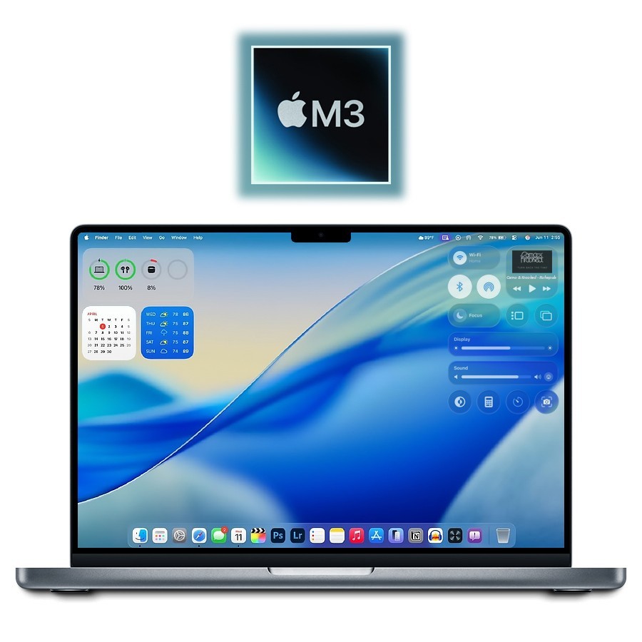 2023 Apple M3 MacBook Pro 14.2″ 8GB/512GB SSD – (Space Gray) A2918 w/Warranty