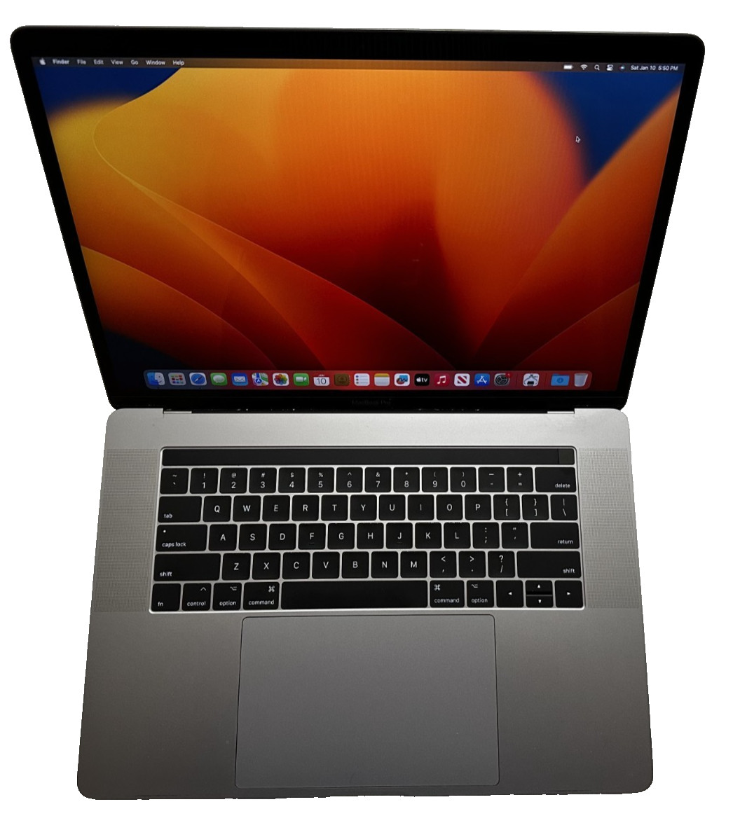 Apple MacBook Pro 2.8GHz 16GB 512GB SSD 2017 Silver NEAR MINT -11 BATTERY COUNT