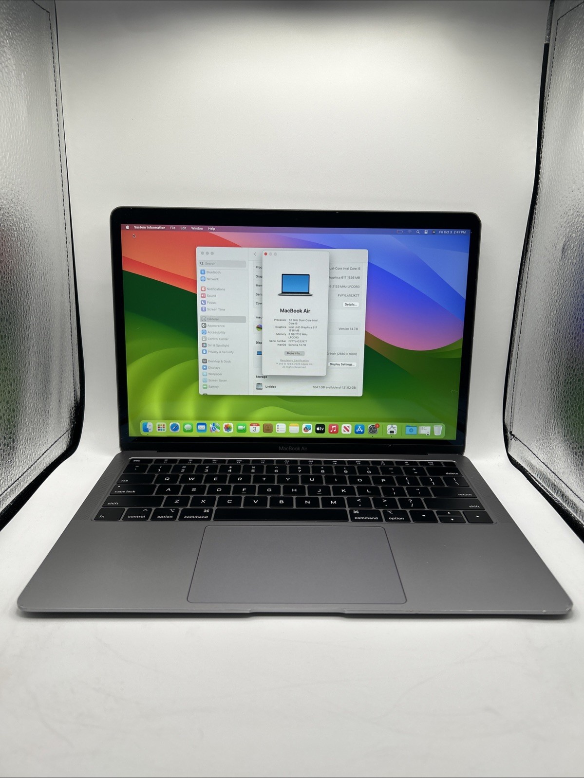 Apple MacBook Air 13.3” i5 8GB 128GB SSD – Good Shape