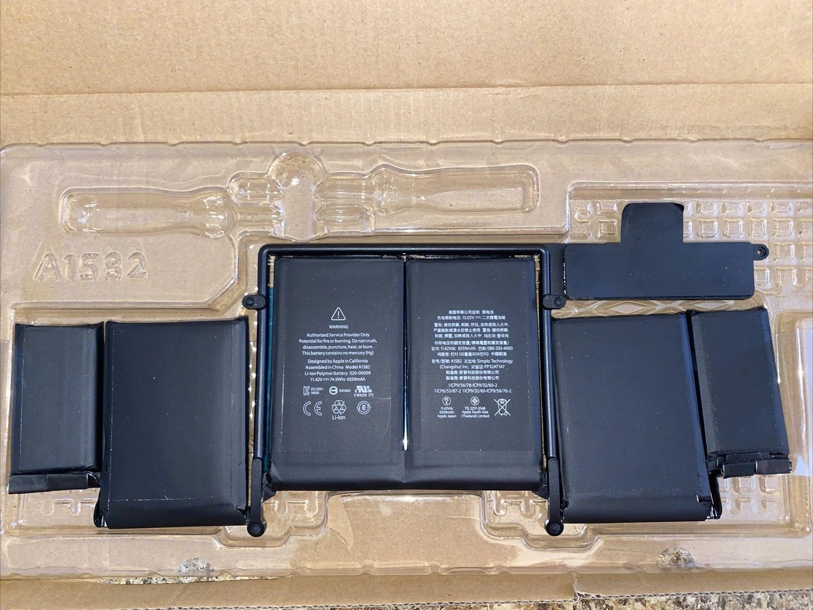 Genuine OEM A1582 Laptop Battery Apple MacBook Pro Retina 13″ A1502 Early 2015