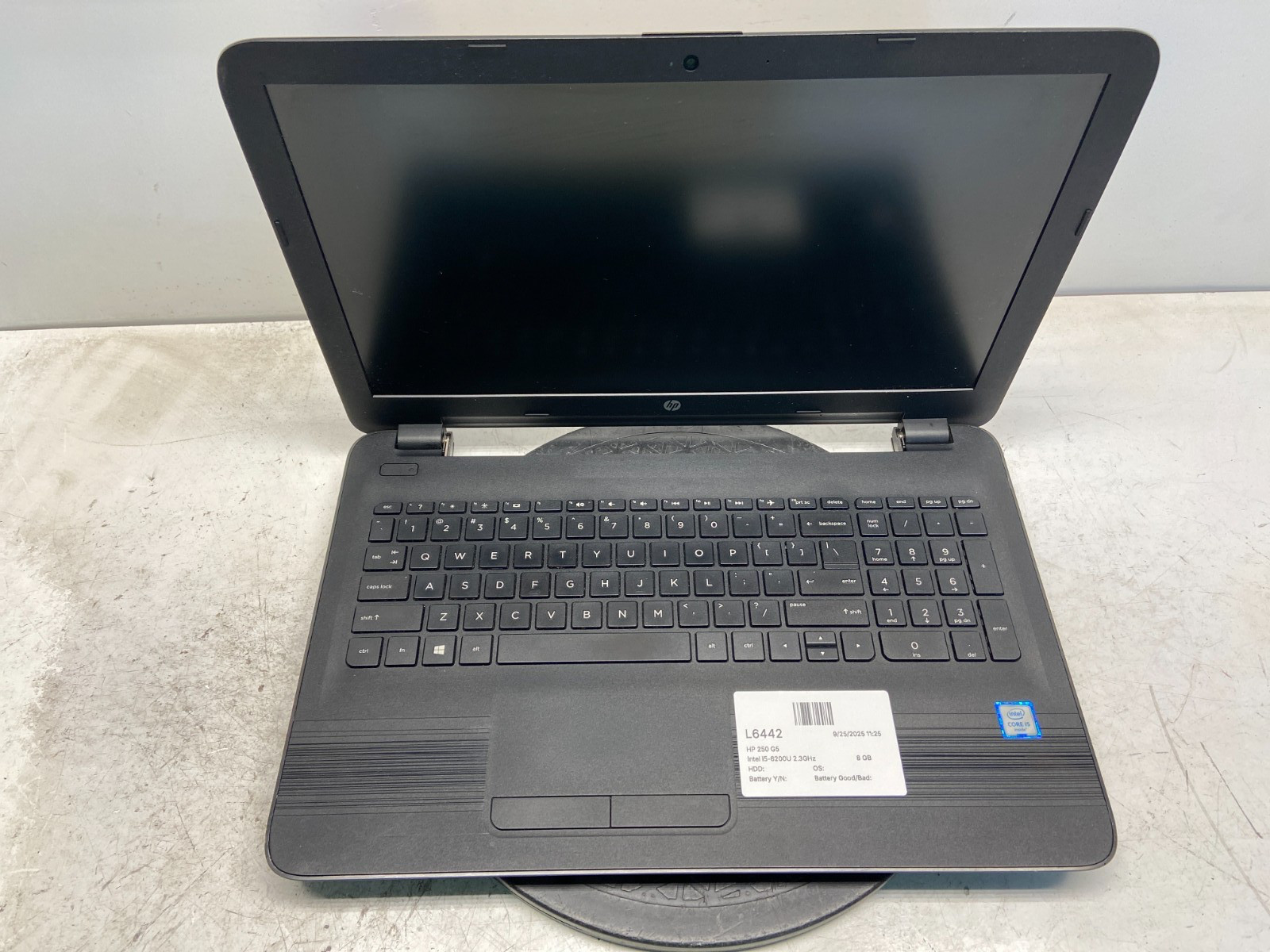 HP 250 G5 Intel i5-6200U 2.3GHz 8 GB NO HDD