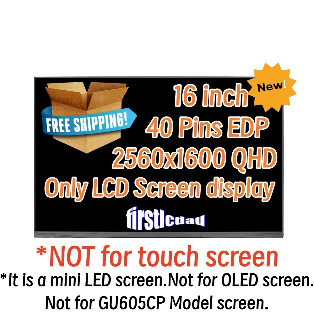16.0″ 240HZ QHD 40pin For Asus TUF Gaming A16 FA617XS FA617XT LAPTOP LCD SCREEN
