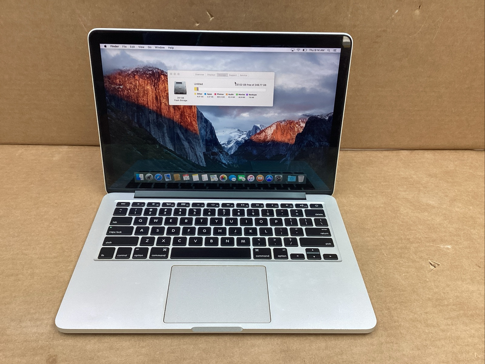 Apple MacBook Pro Early 2015 Intel Core i5-5257U 2.7GHz 8GB RAM 256GB SSD 13″