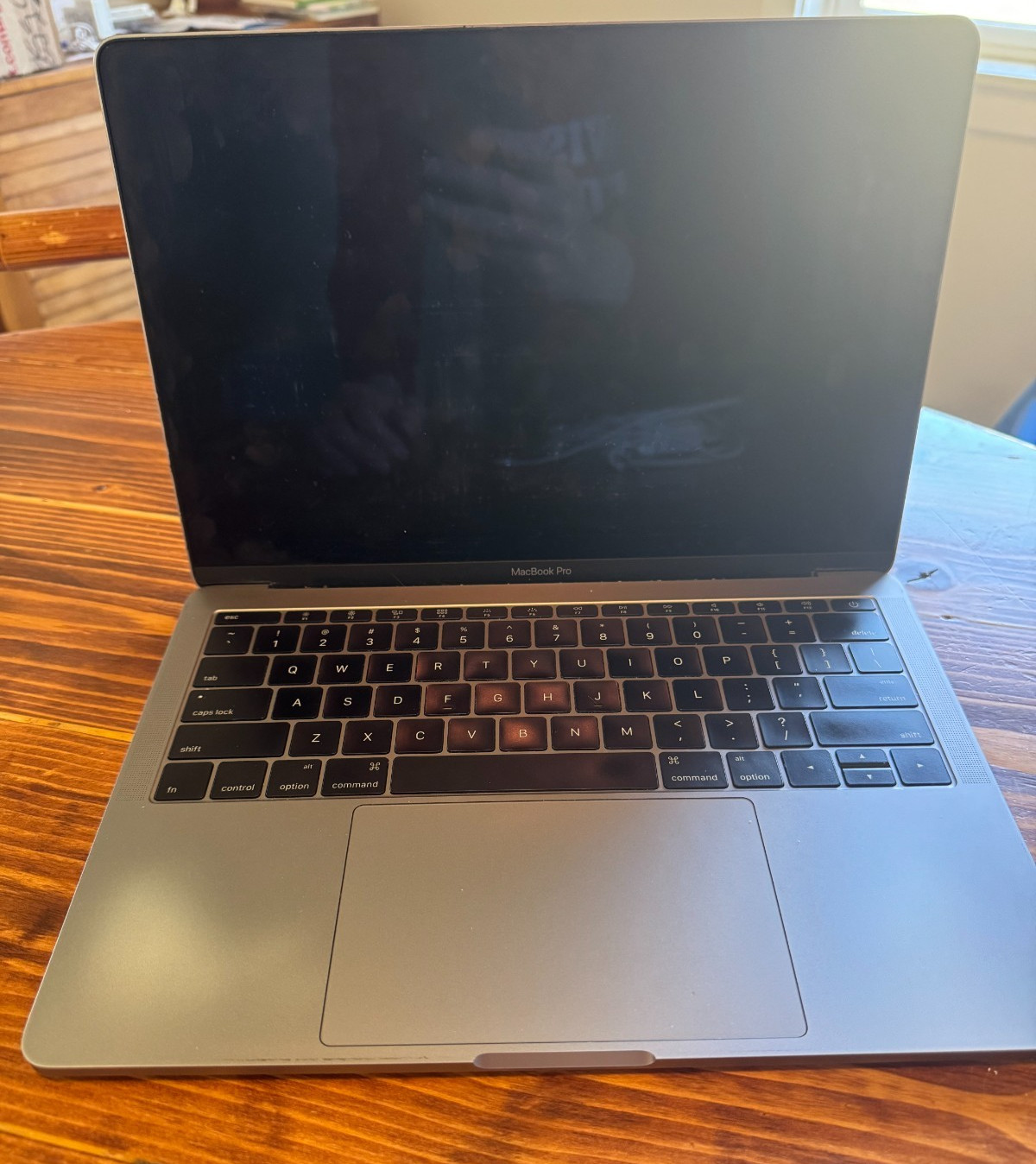 Apple MacBook Pro Laptop A1708 13″- 2016 – Space Gray (Used – see description)