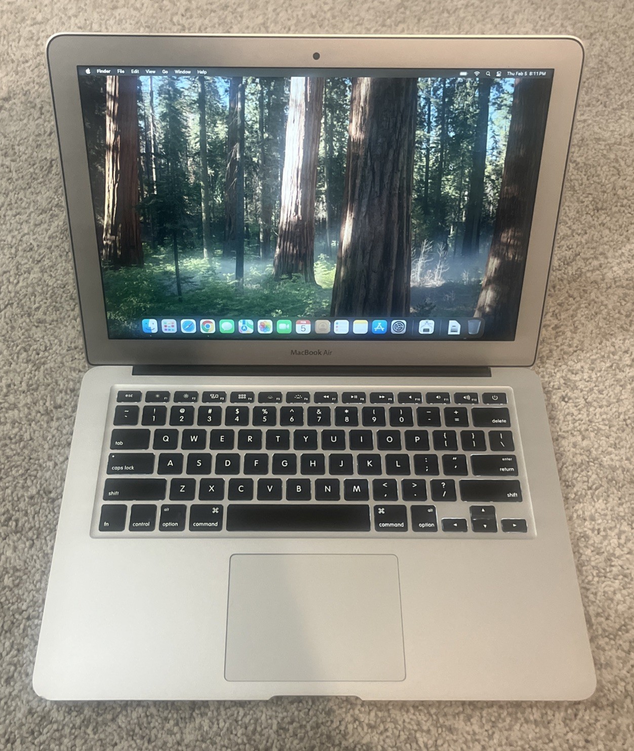 2017 Apple MacBook Air 13.3 (128GB SSD, Intel Core i5 8GB Ram) OS Sequoia 15.7.4