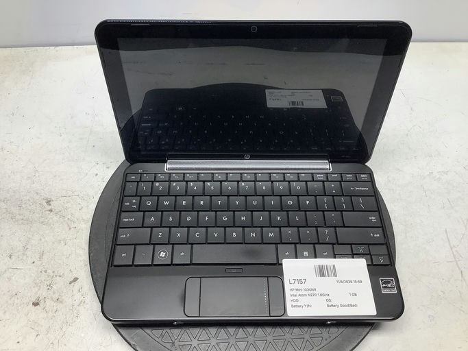 HP Mini 1030NR Intel Atom N270 1.6GHz 1 GB NO HDD