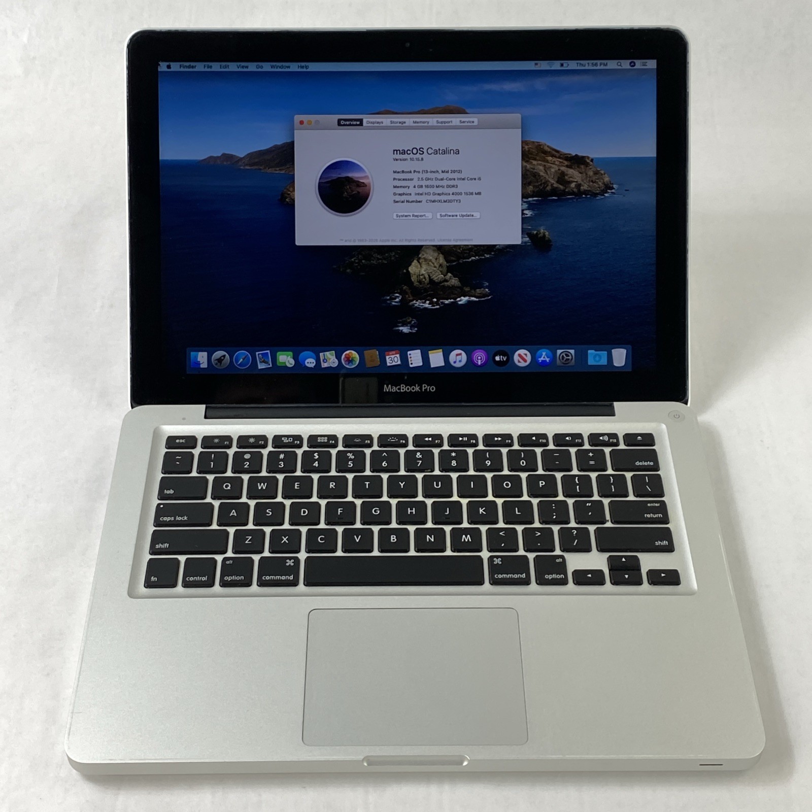 Apple MacBook Pro A1278 2012 13″ 2.5GHz i5 4GB RAM 160GB SSD os10.15.8