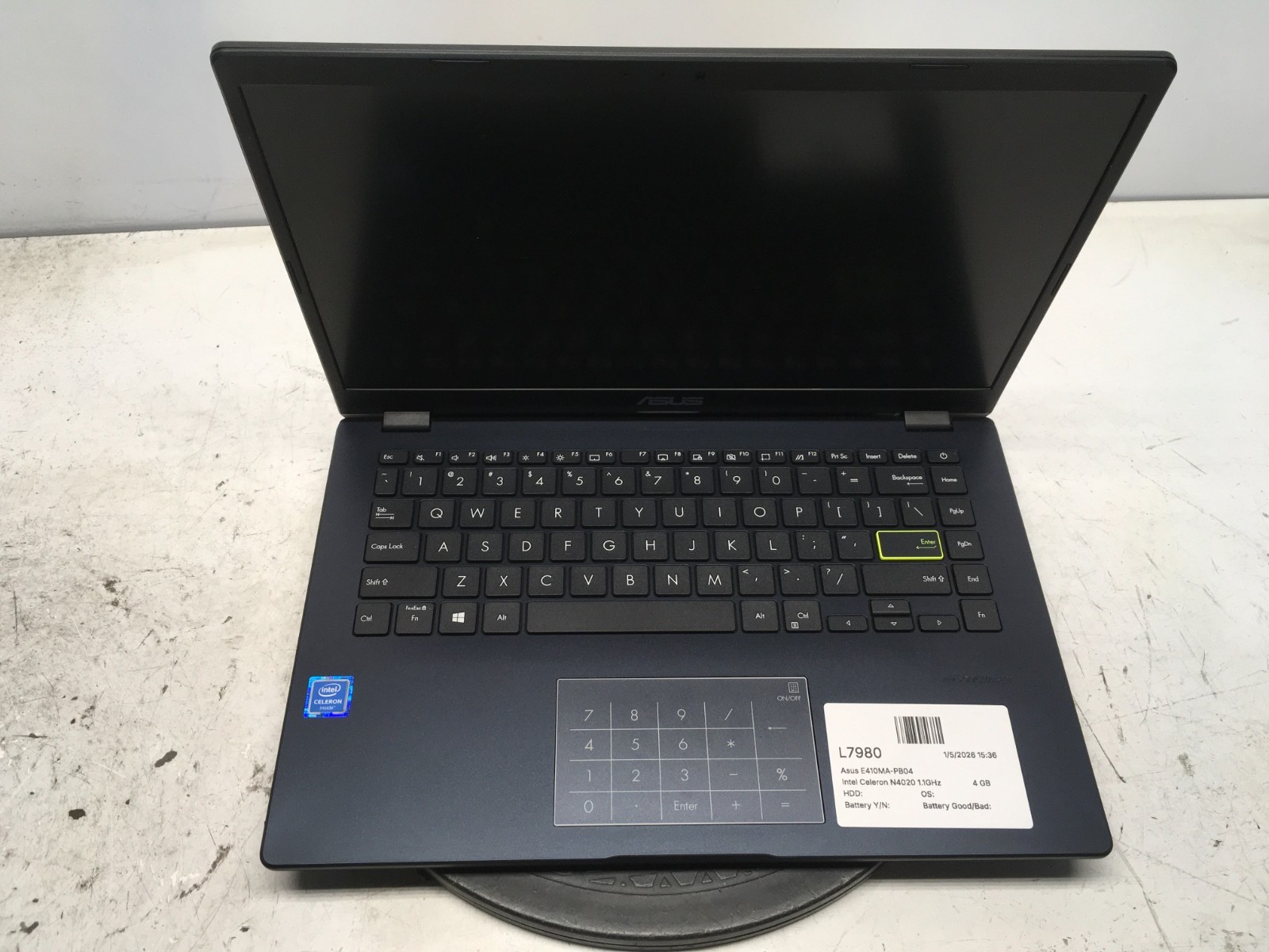 Acer Aspire 5715Z-4713 Intel Pentium Dual T2370 1.73GHz 2 GB NO HDD