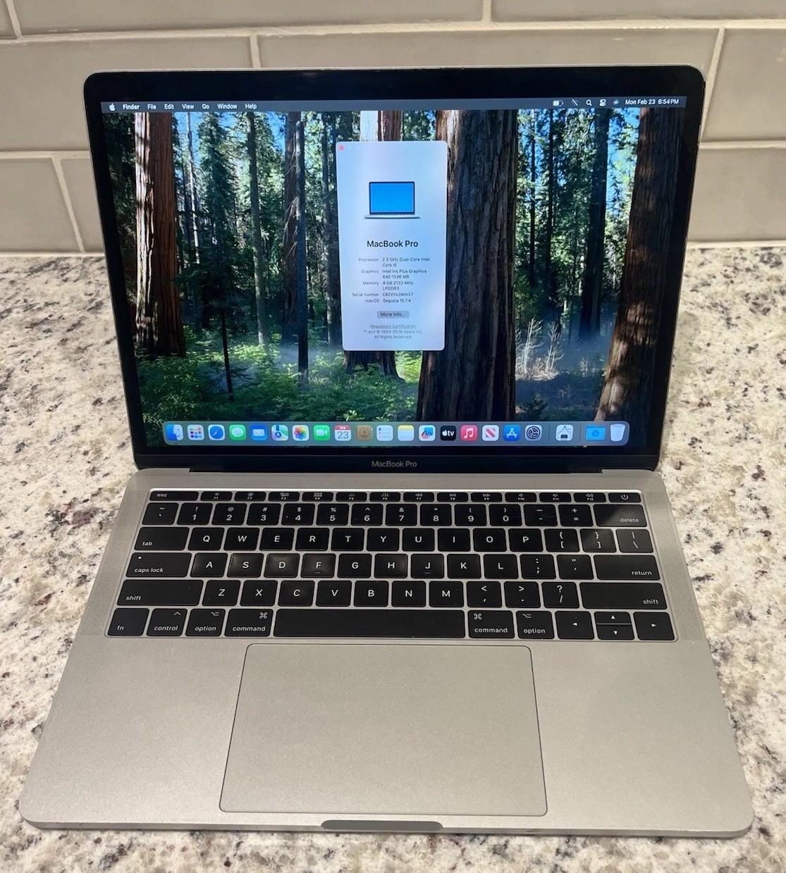 Apple MacBook Pro (2017) i5-7360U 8GB RAM 128GB SSD 13.3″ MacOS Sequoia See Desc
