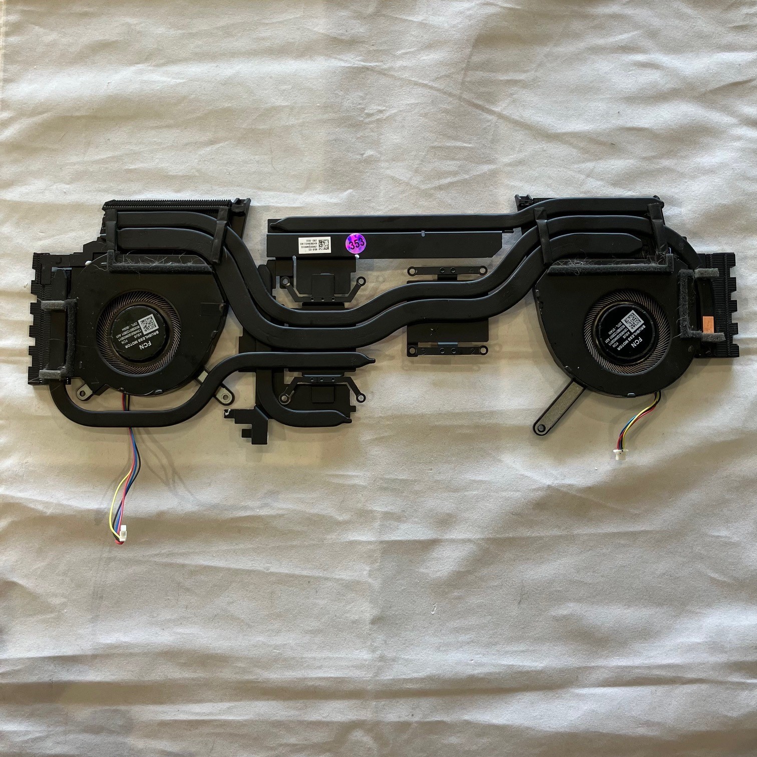 ASUS TUF Gaming A16 FA617NS CPU GPU Heatsink Fan Assembly 13NR0EQ0AM0102 Genuine