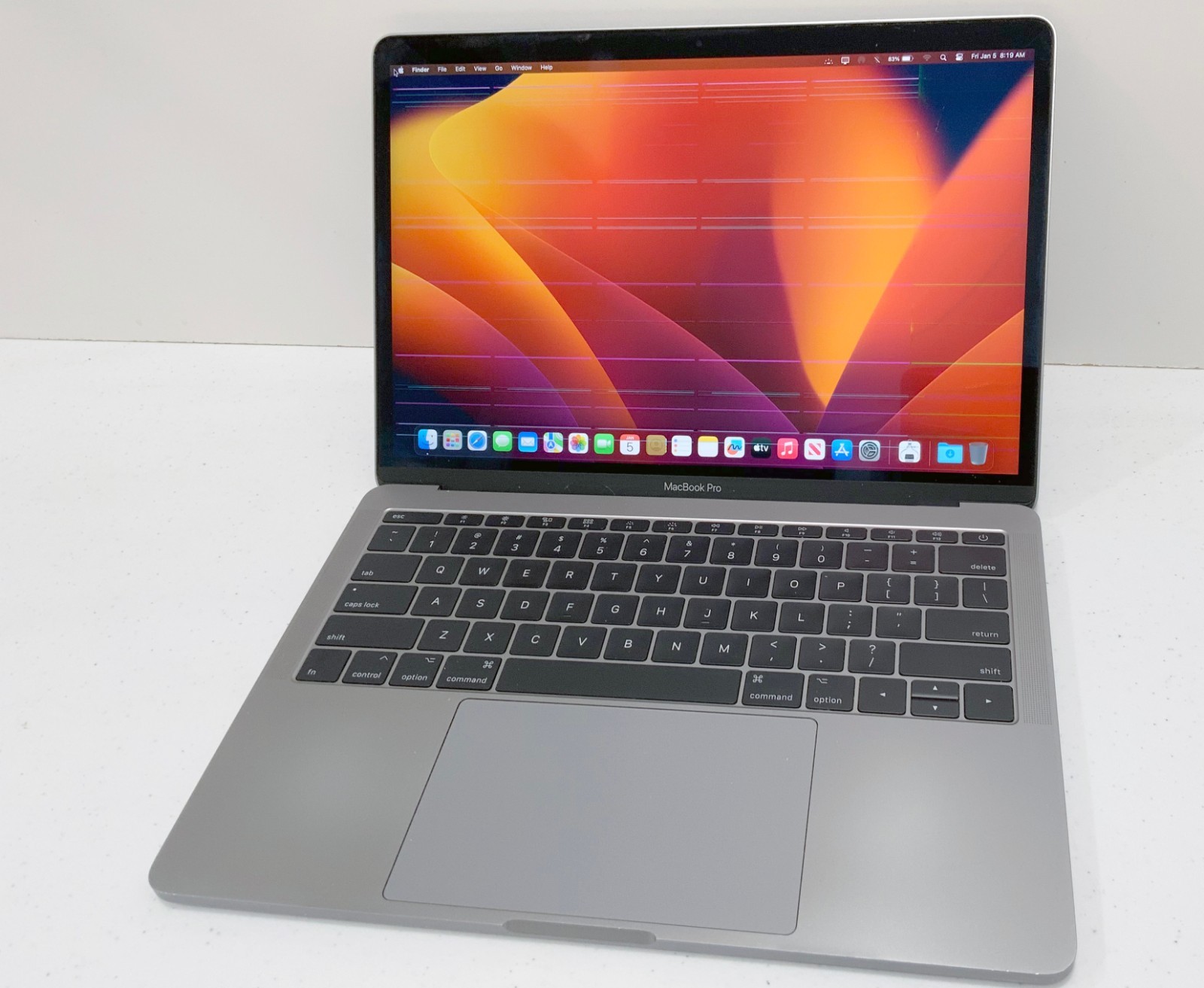Apple MacBook Pro A1708 13″ 2017 Intel i5 2.3GHz 8GB RAM 128GB SSD – read