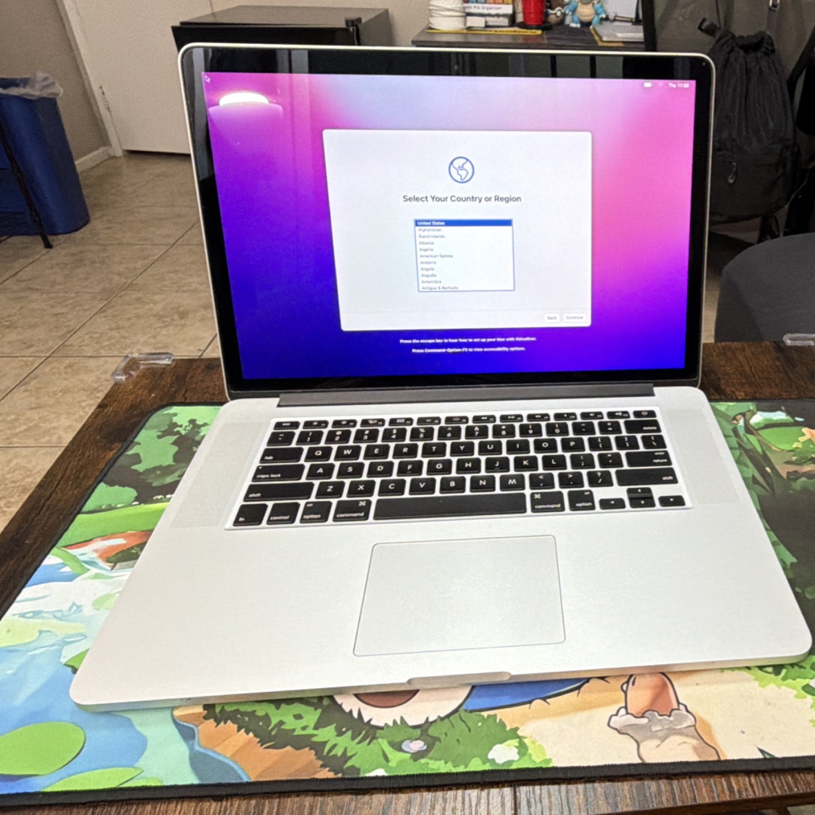 Apple MacBook Pro 15-inch Silver Laptop Backlit Keyboard Webcam Wi-Fi USB HDMI