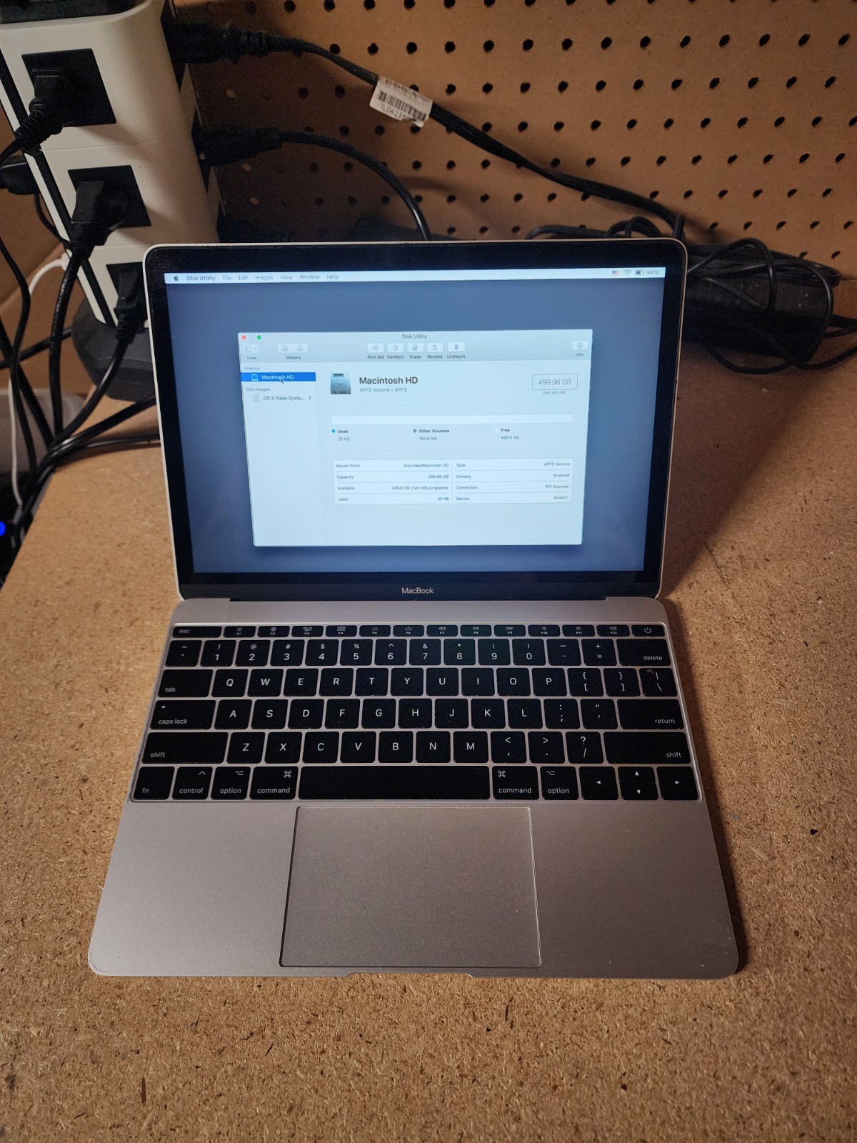 Apple MacBook A1534 Laptop i5-7Y54 8GB RAM 512GB No OS