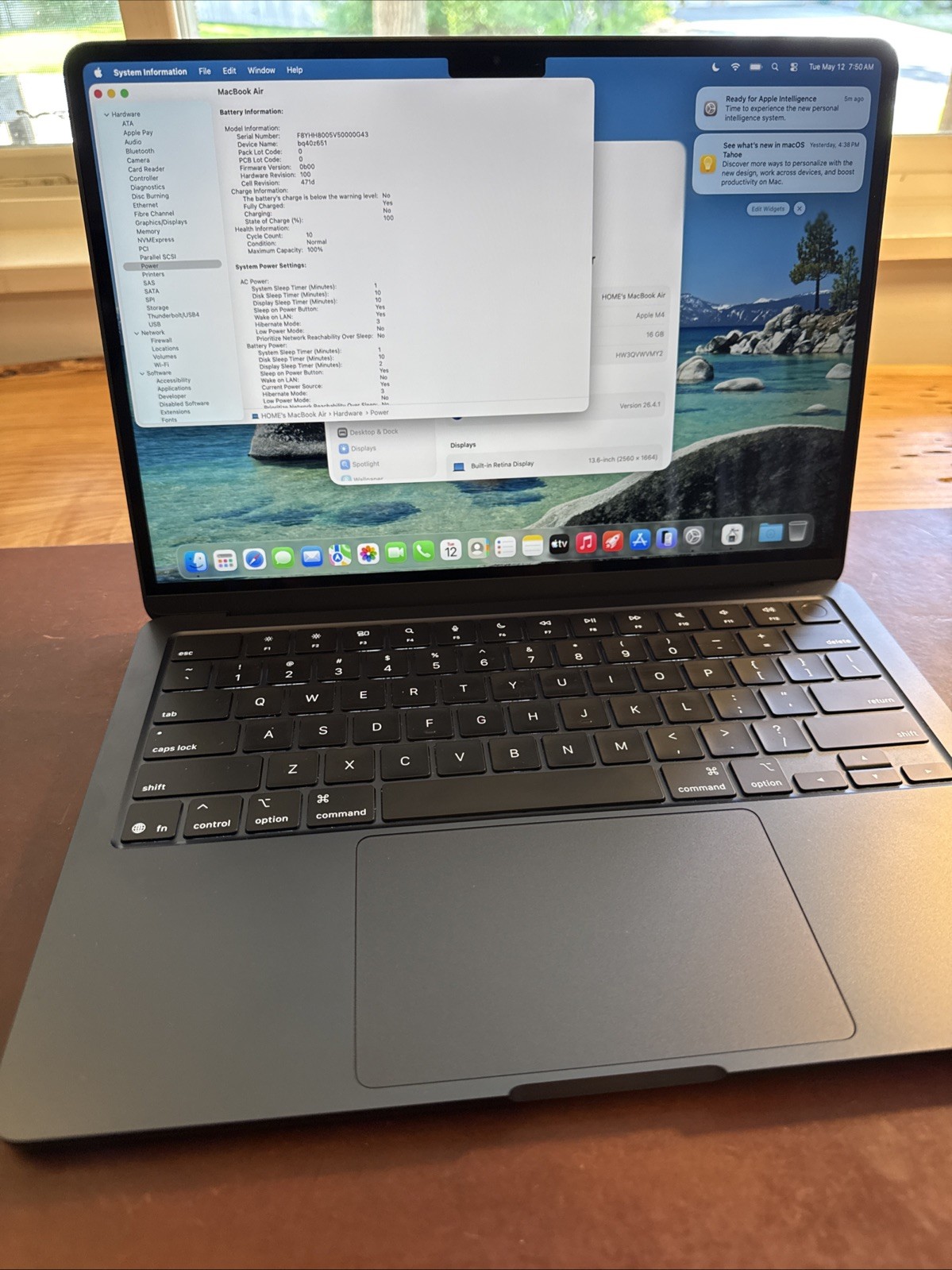 Apple MacBook Air 13in M4 10C / 10C GPU – 16GB RAM 512GB SSD – AppleCare