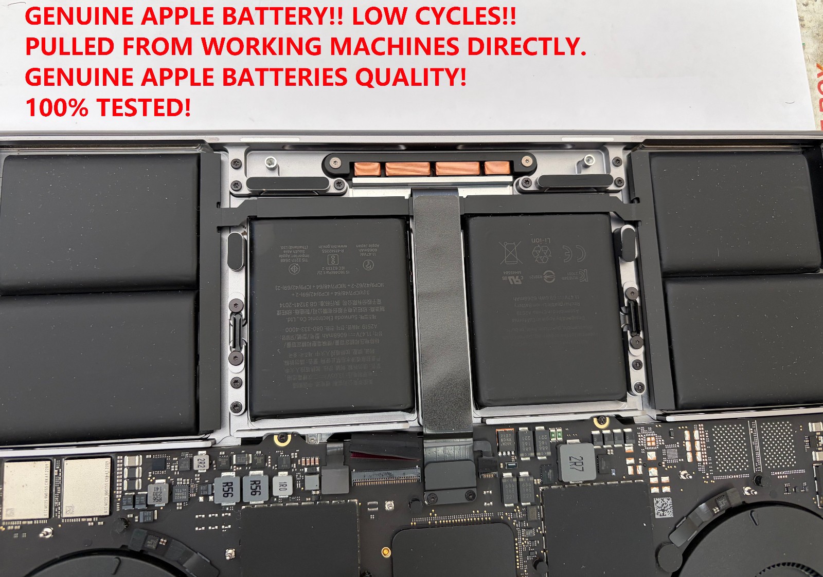 Apple MacBook Pro A2442 14″ 2021 Genuine Battery A2519 GENUINE APPLE Under 100 C