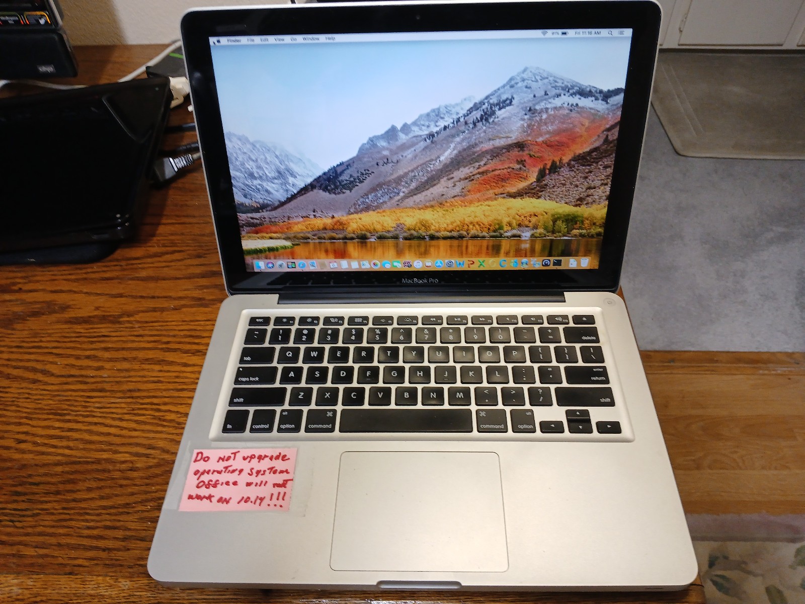 Apple Macbook Pro 13″ Laptop – Restored! i5 2.5GH, 8GB RAM, 500GB SATA, Office
