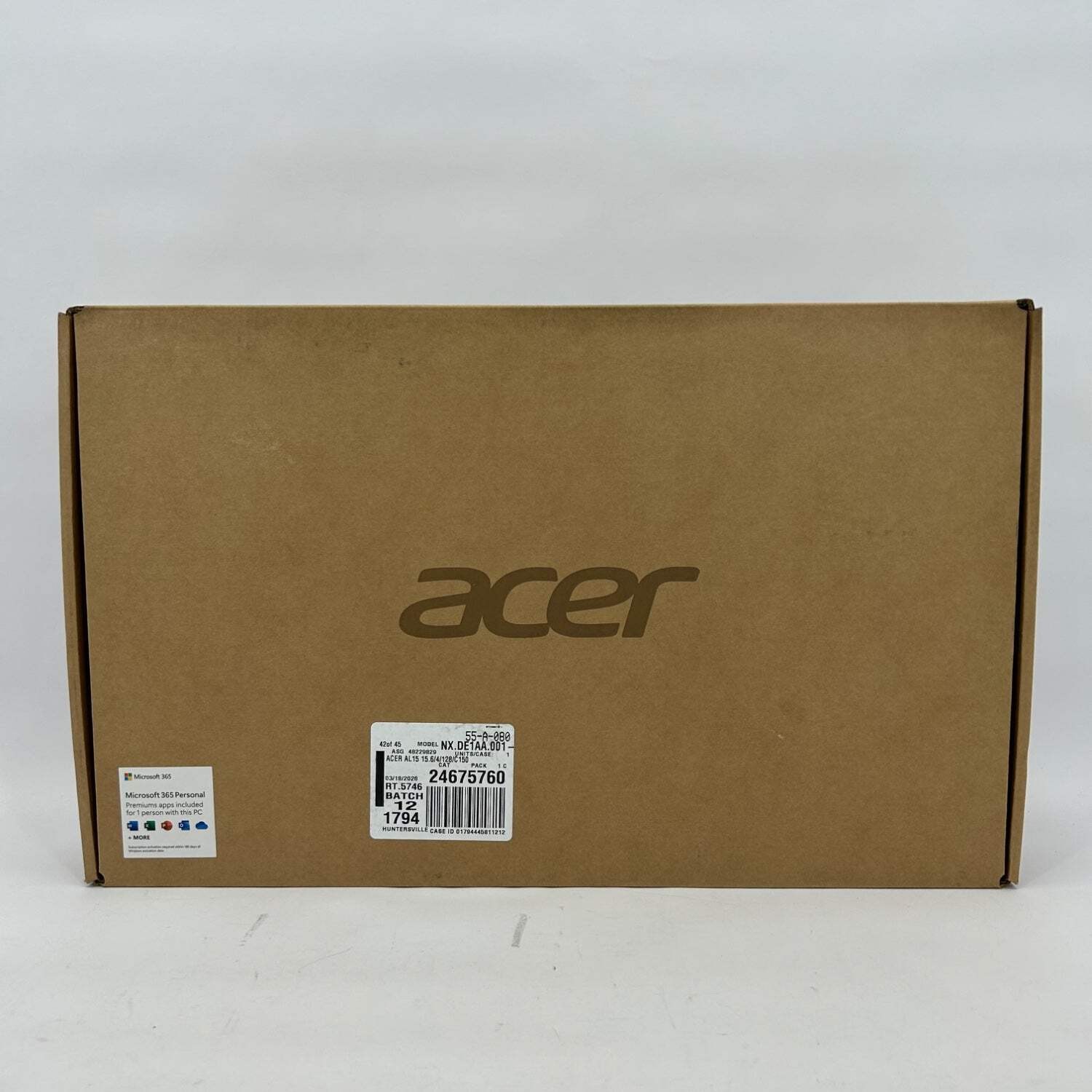 New Acer Aspire Lite AL15-36P-C0M7 15.6″ N150 1.0GHz 4GB RAM 128GB SSD